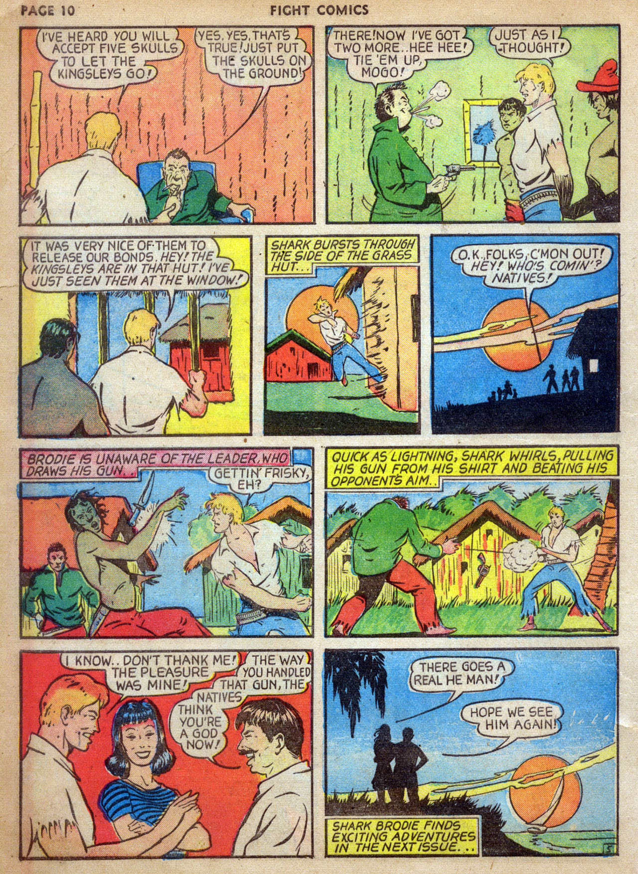 Read online Fight Comics comic -  Issue #8 - 12