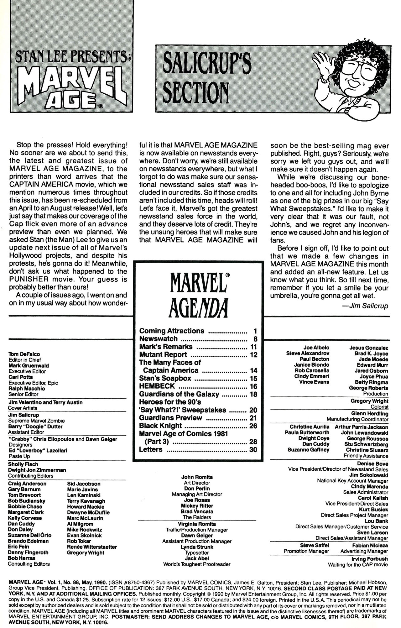 Read online Marvel Age comic -  Issue #88 - 2