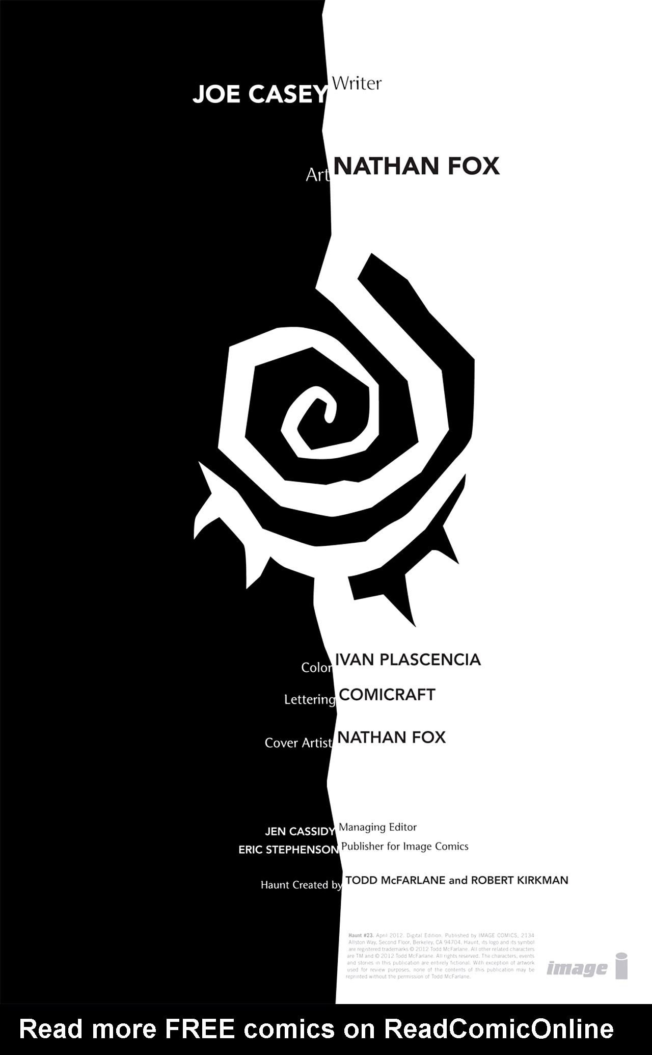 Read online Haunt comic -  Issue #23 - 2