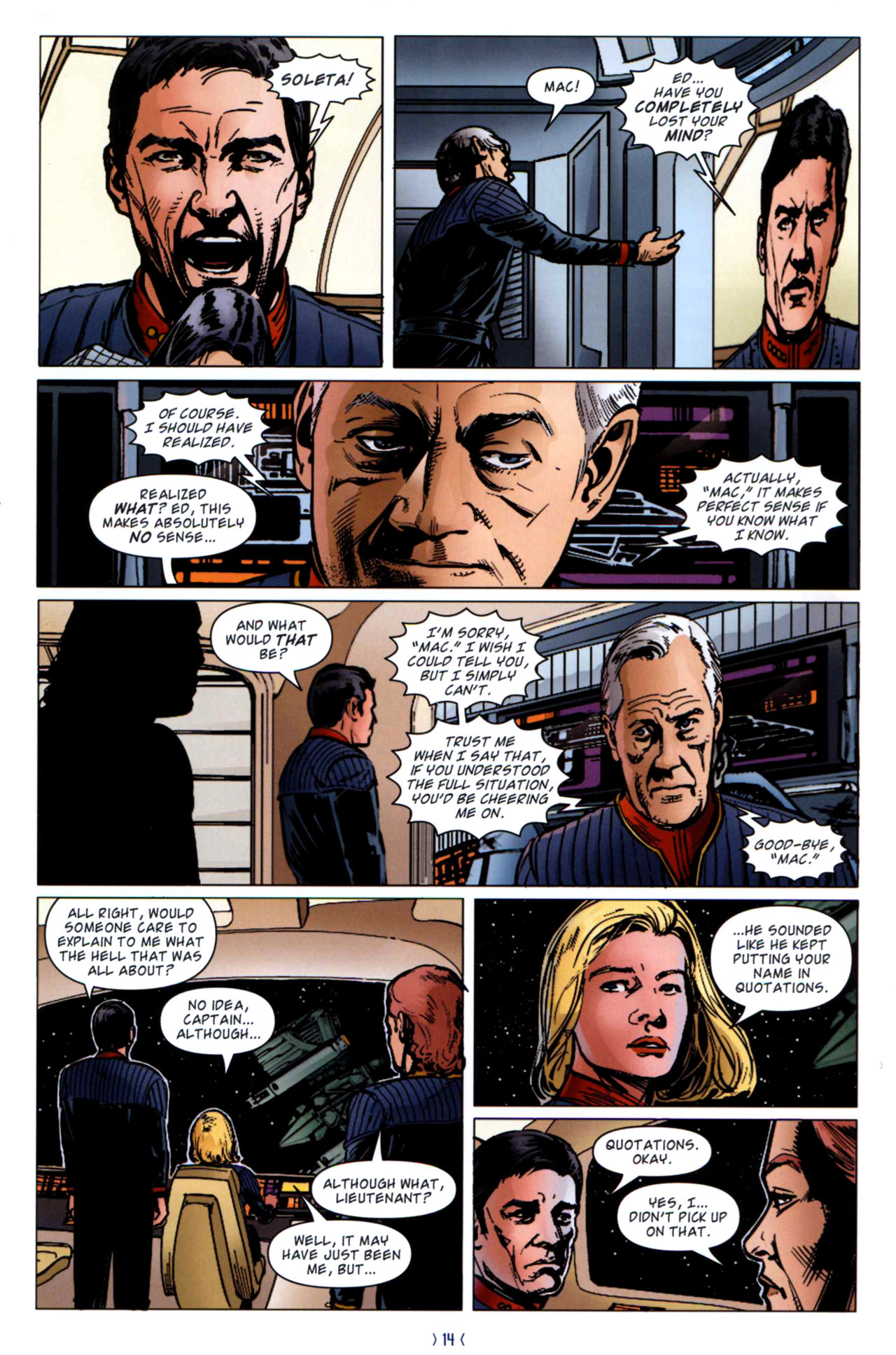 Read online Star Trek: New Frontier comic -  Issue #3 - 16