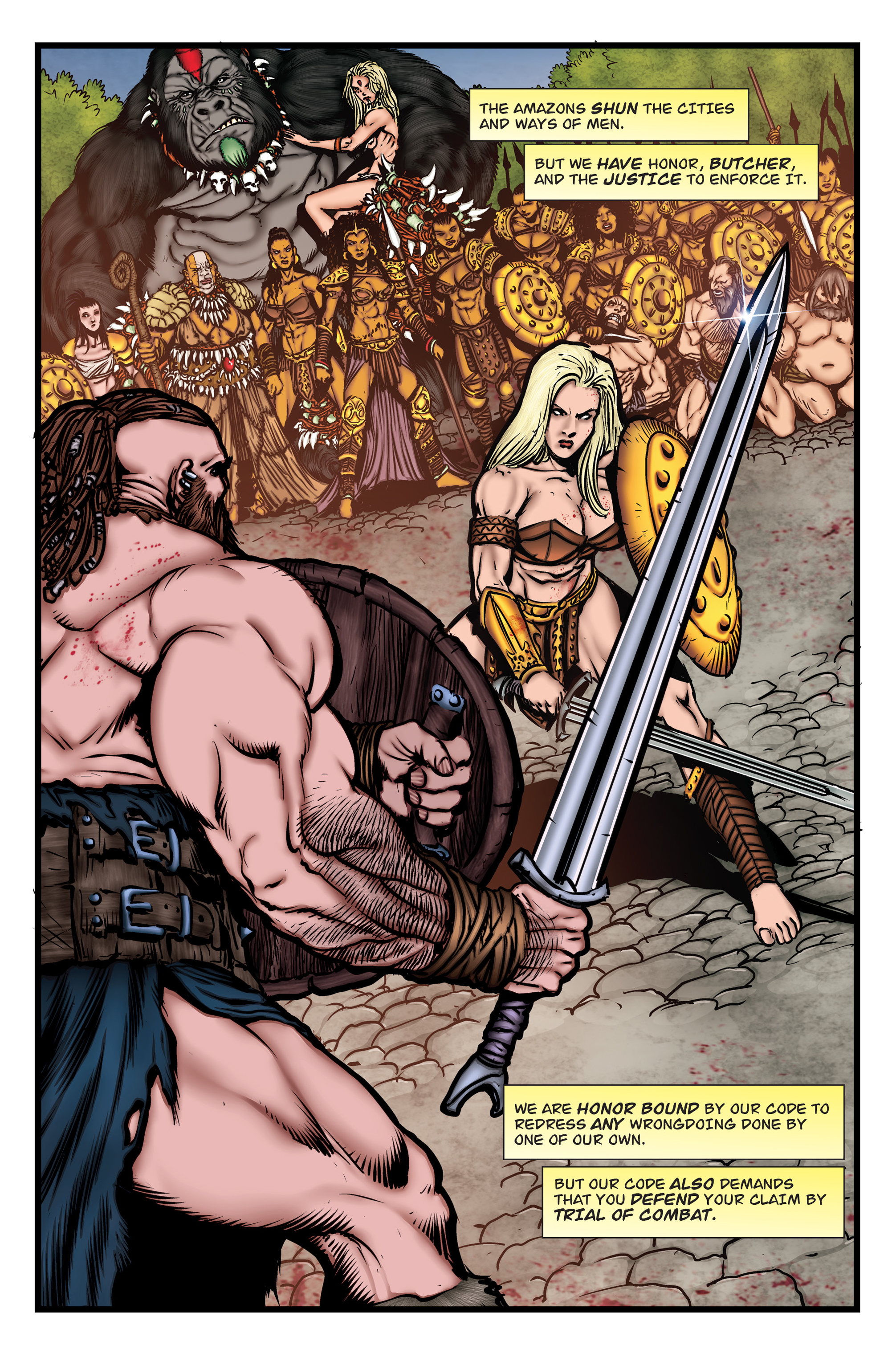 Read online Arhian: Head Huntress comic -  Issue #5 - 29
