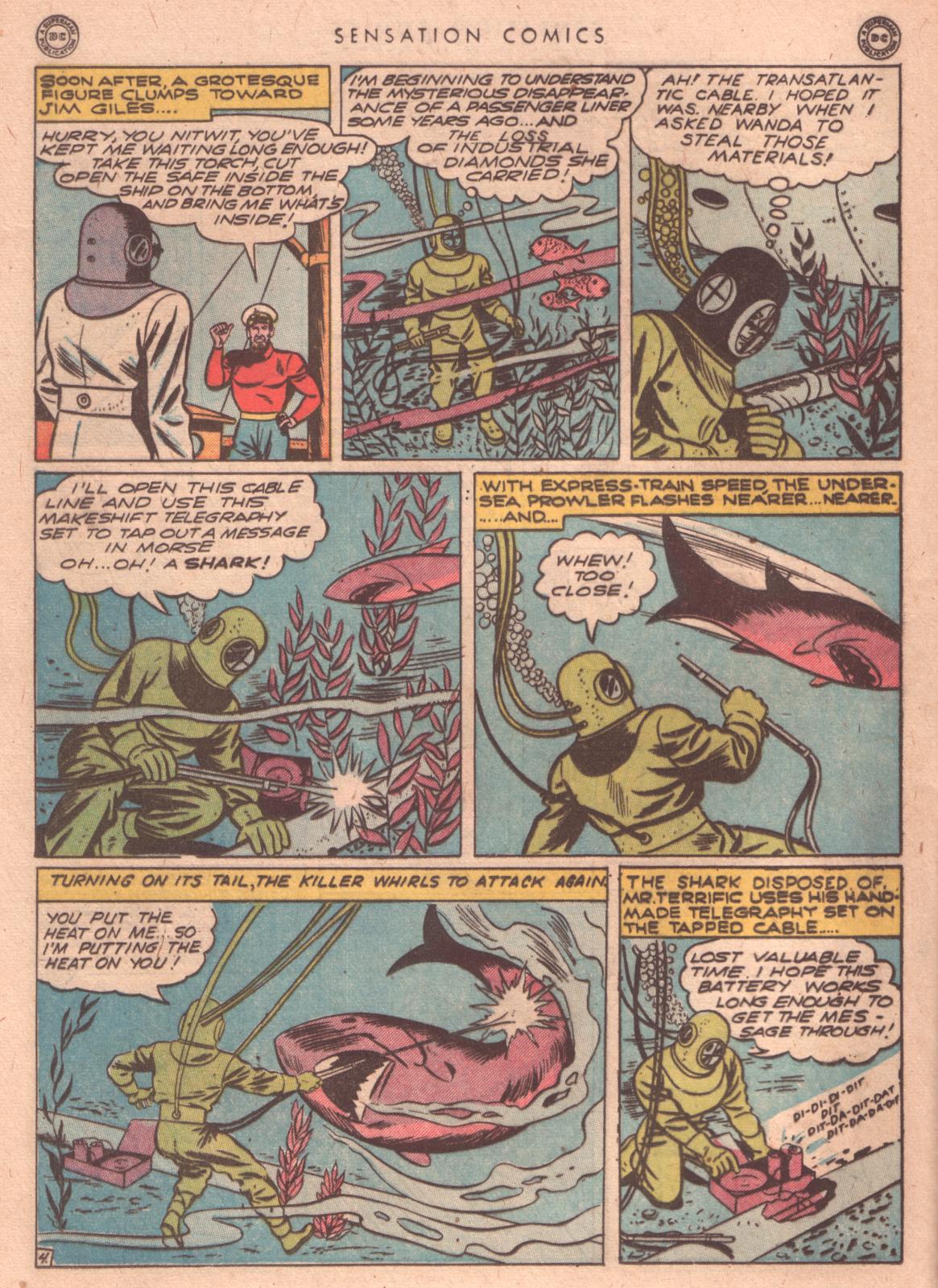 Read online Sensation (Mystery) Comics comic -  Issue #35 - 34