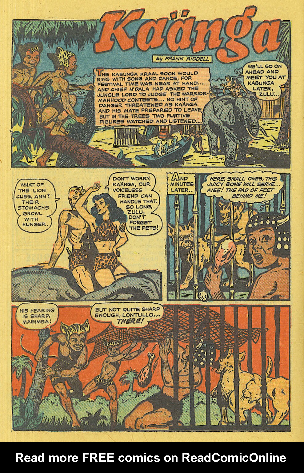 Read online Sheena, Queen of the Jungle (1942) comic -  Issue #13 - 15