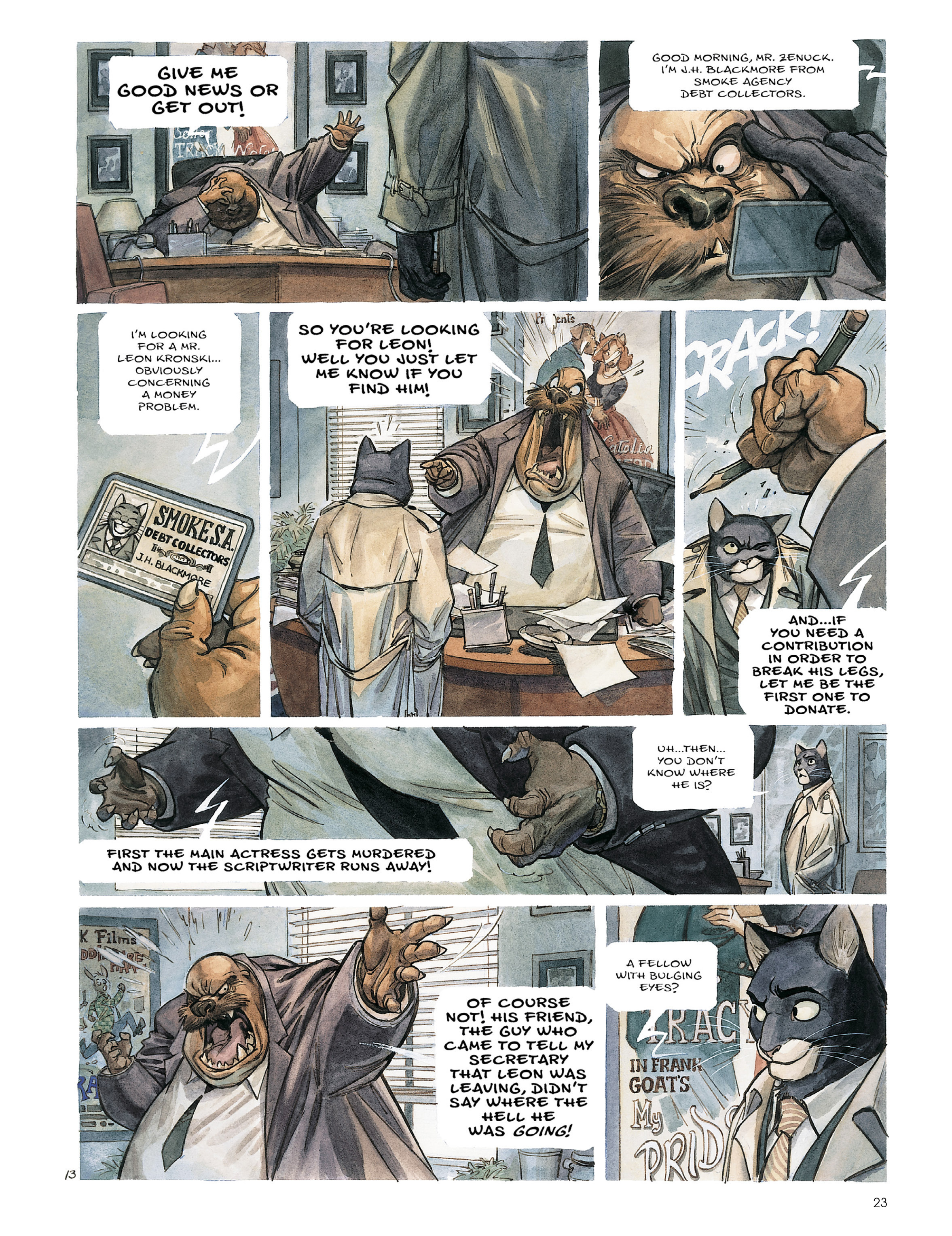 Read online Blacksad (2010) comic -  Issue # Full - 24