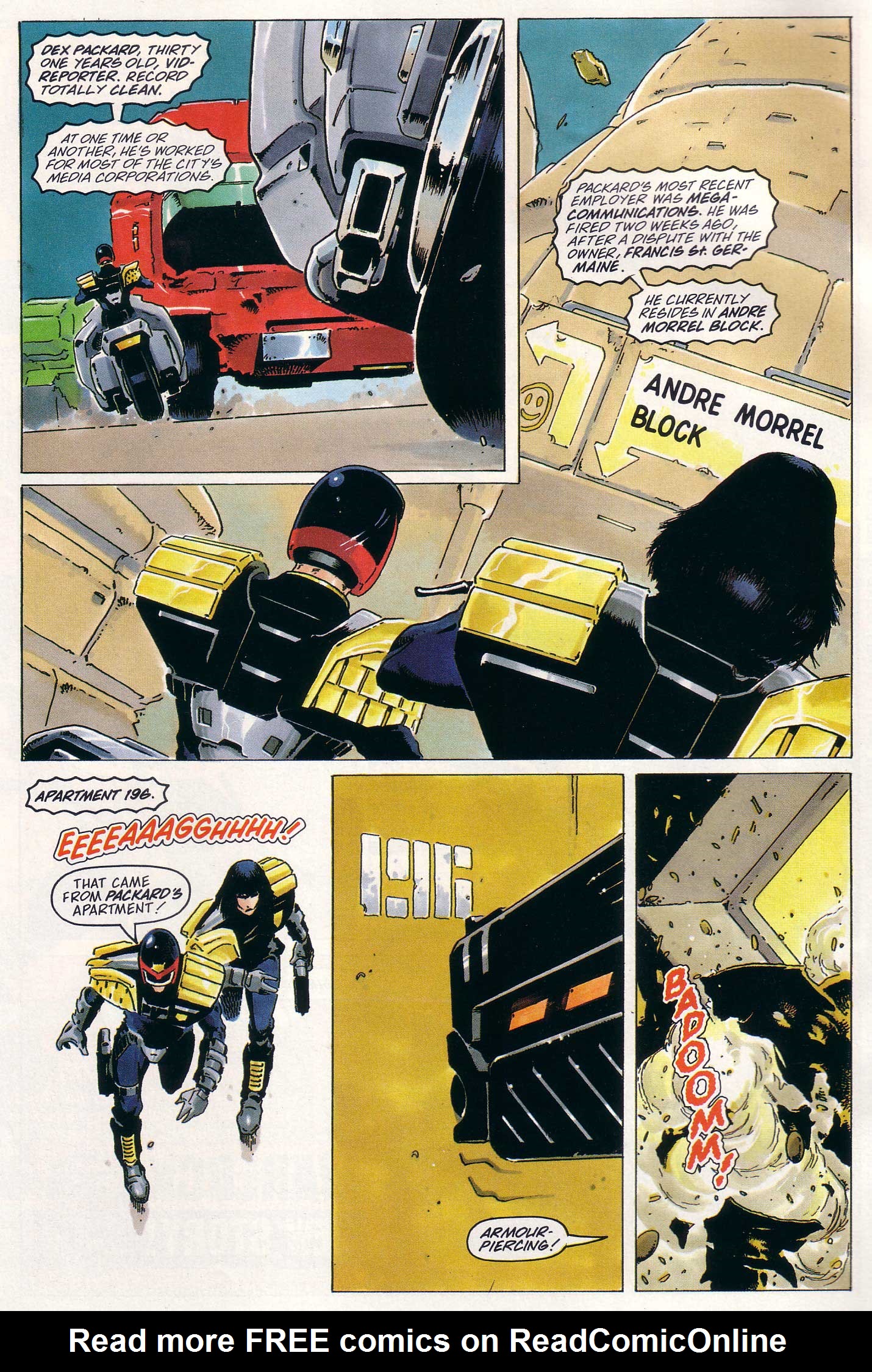 Read online Judge Dredd Lawman of the Future comic -  Issue #22 - 4