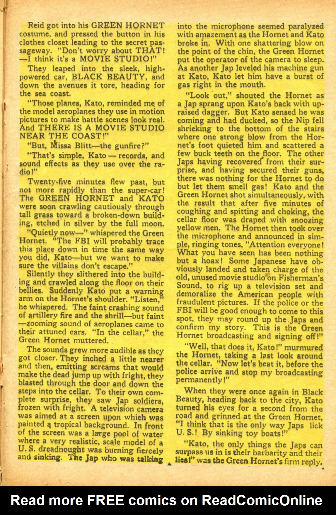 Read online Green Hornet Comics comic -  Issue #20 - 37