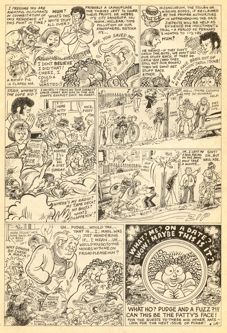 Read online The Further Fattening Adventures of Pudge, Girl Blimp comic -  Issue #1 - 34
