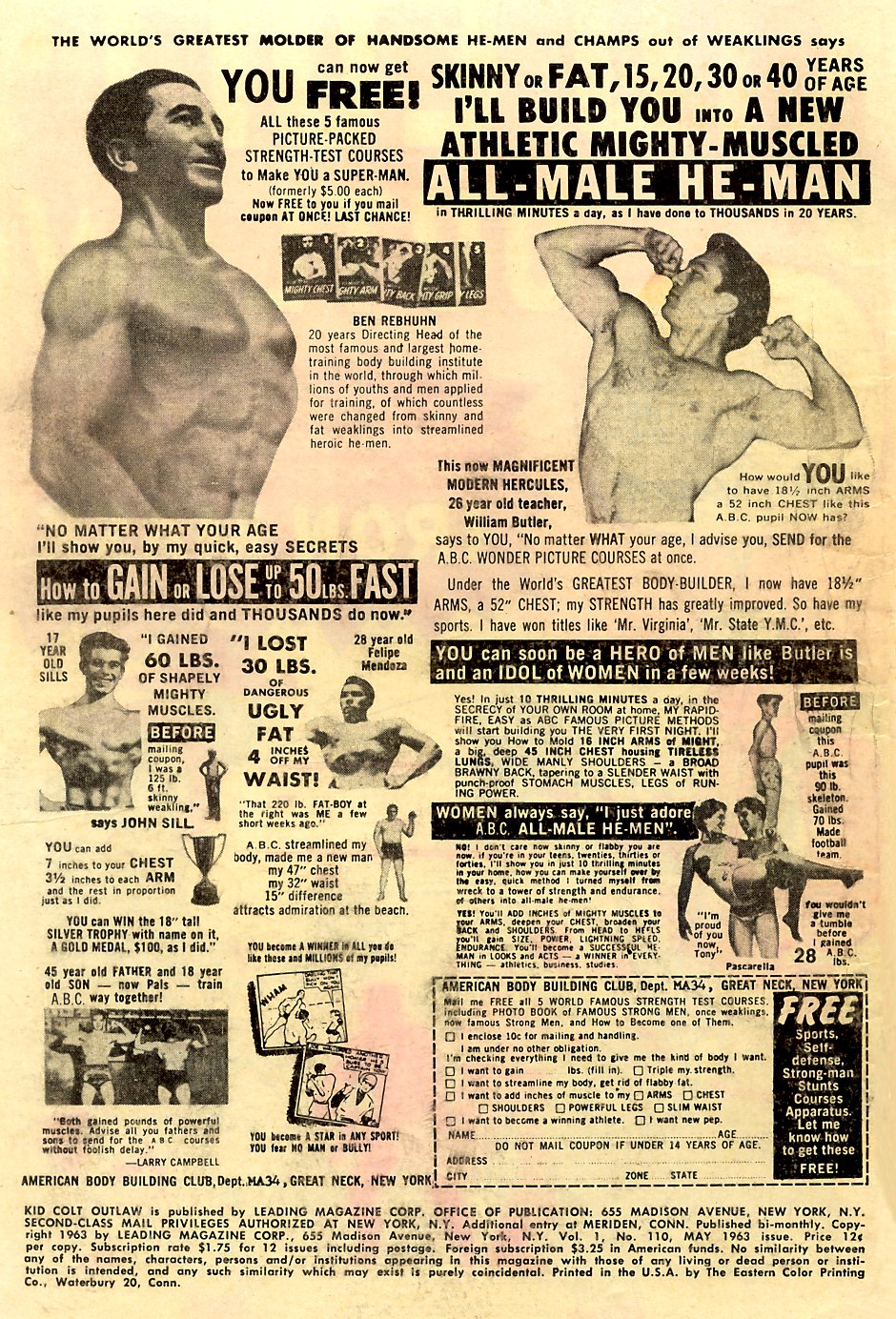 Read online Kid Colt Outlaw comic -  Issue #110 - 2