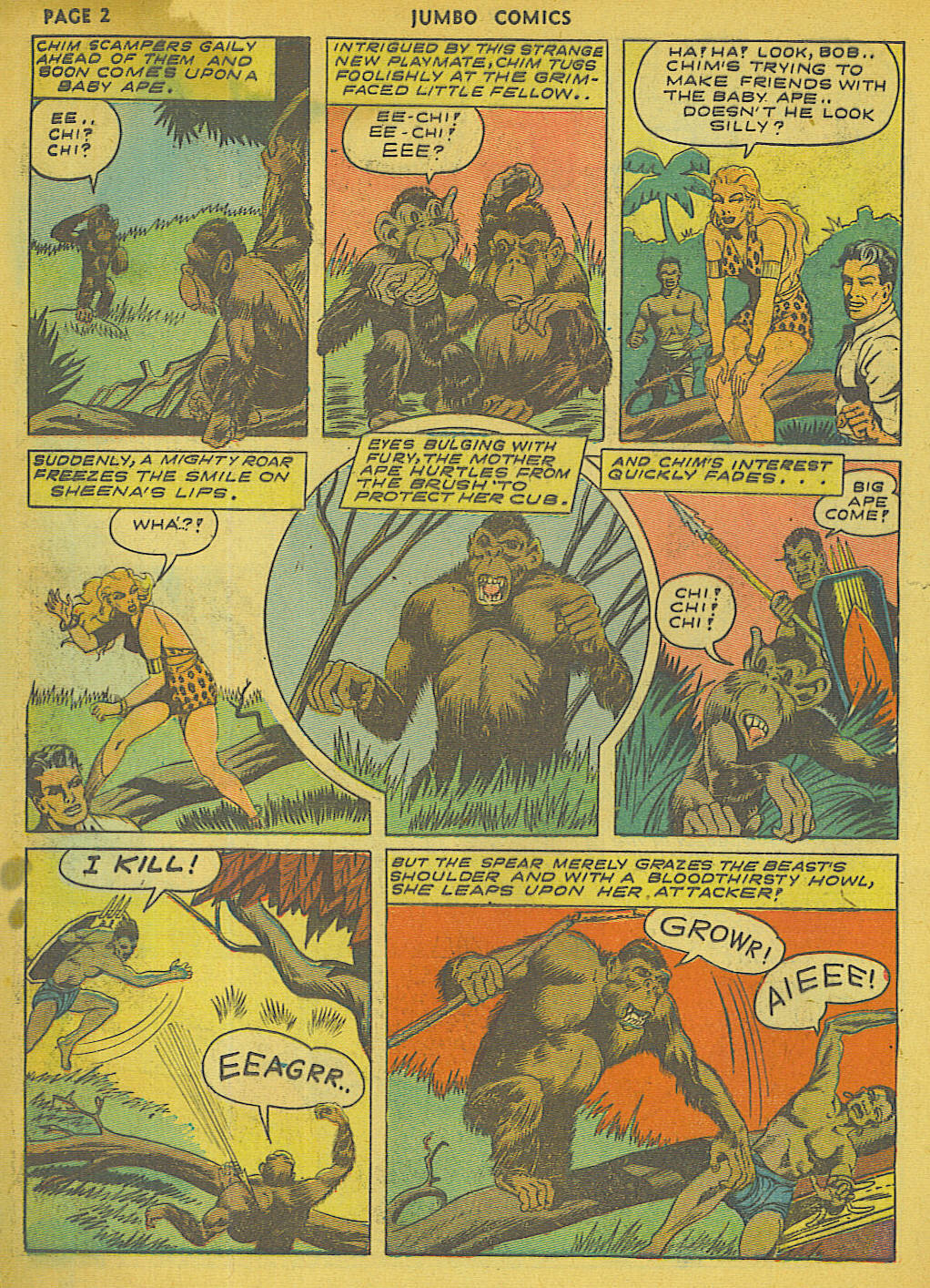 Read online Jumbo Comics comic -  Issue #49 - 4