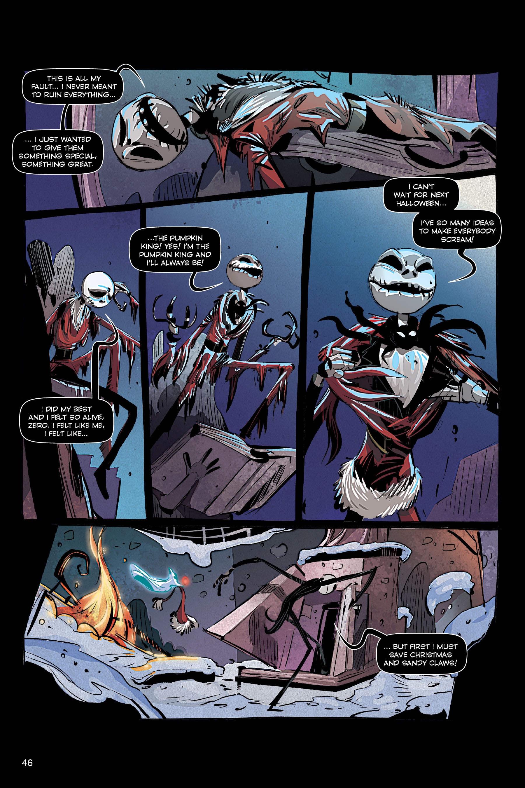 Read online Disney The Nightmare Before Christmas: The Story of the Movie in Comics comic -  Issue # Full - 45