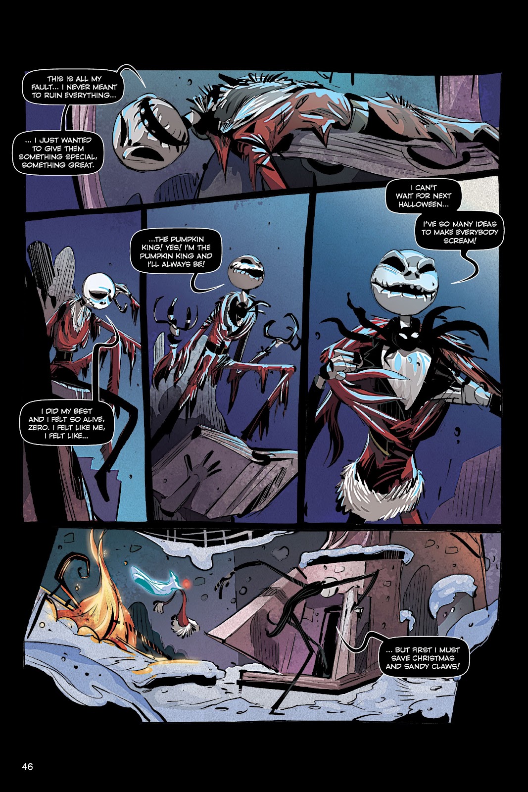 Disney The Nightmare Before Christmas: The Story of the Movie in Comics issue Full - Page 45