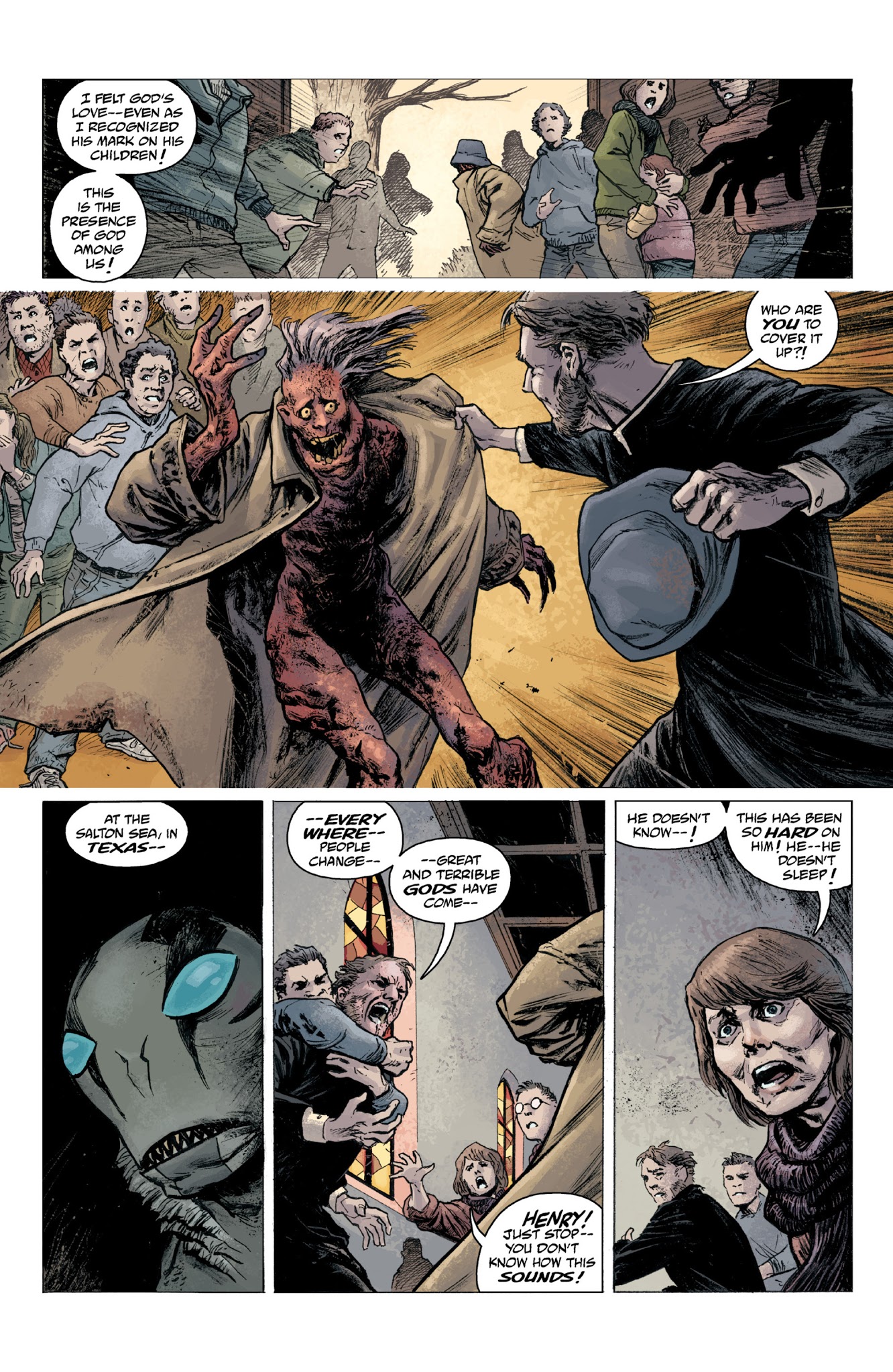 Read online Abe Sapien: Dark and Terrible and The New Race of Man comic -  Issue # TPB - 47