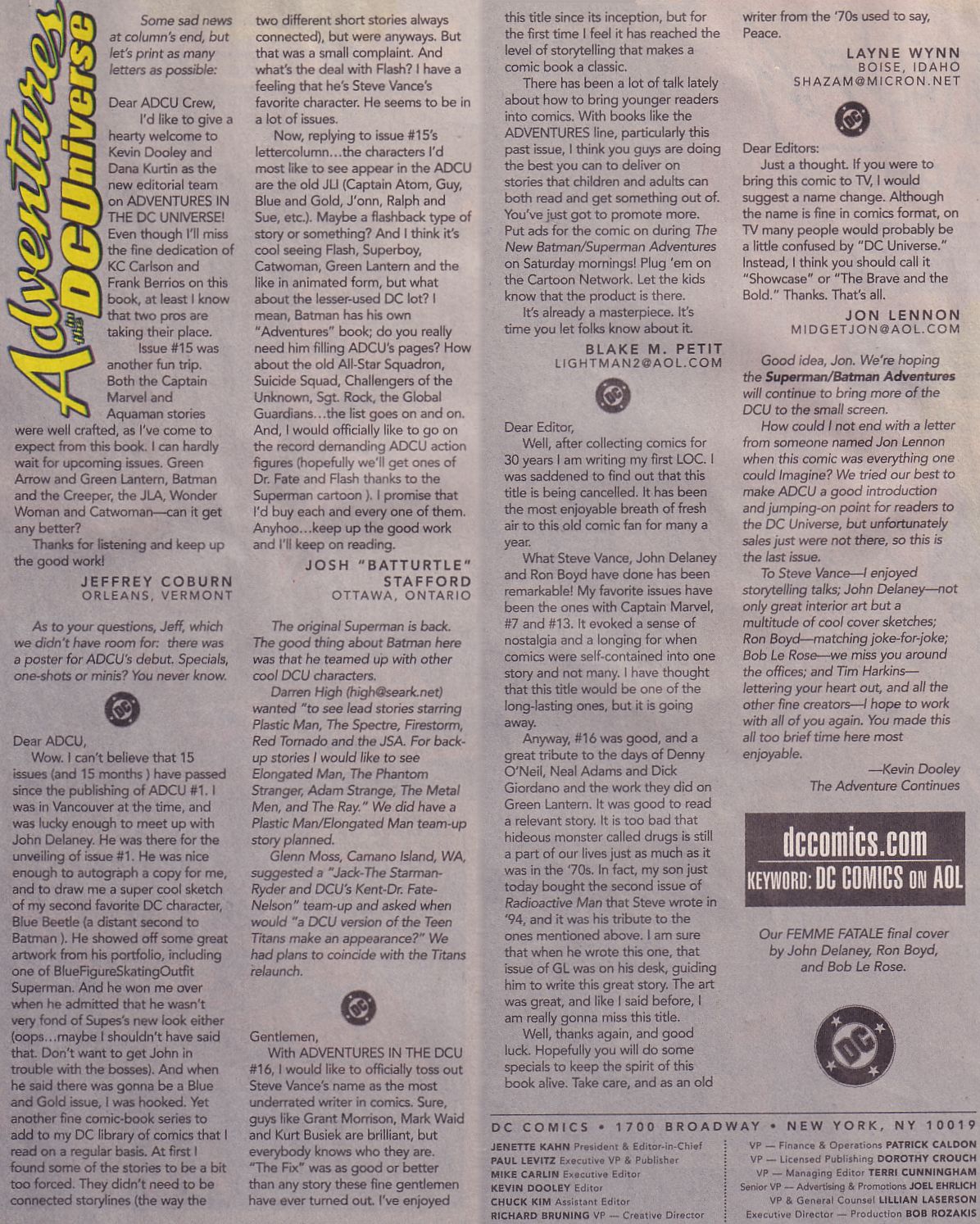 Read online Adventures in the DC Universe comic -  Issue #19 - 24