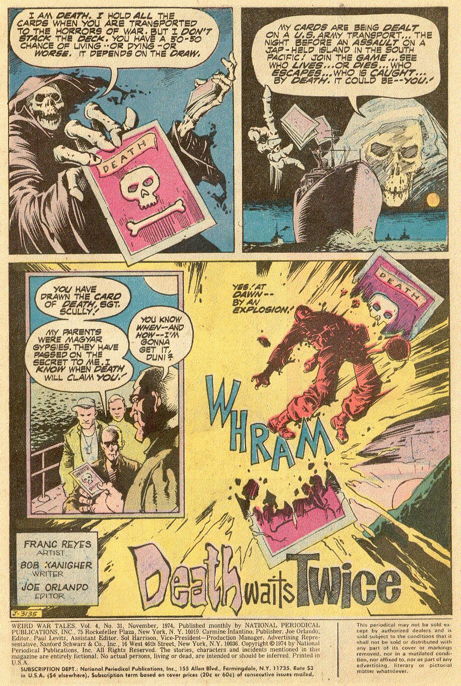 Read online Weird War Tales (1971) comic -  Issue #31 - 3