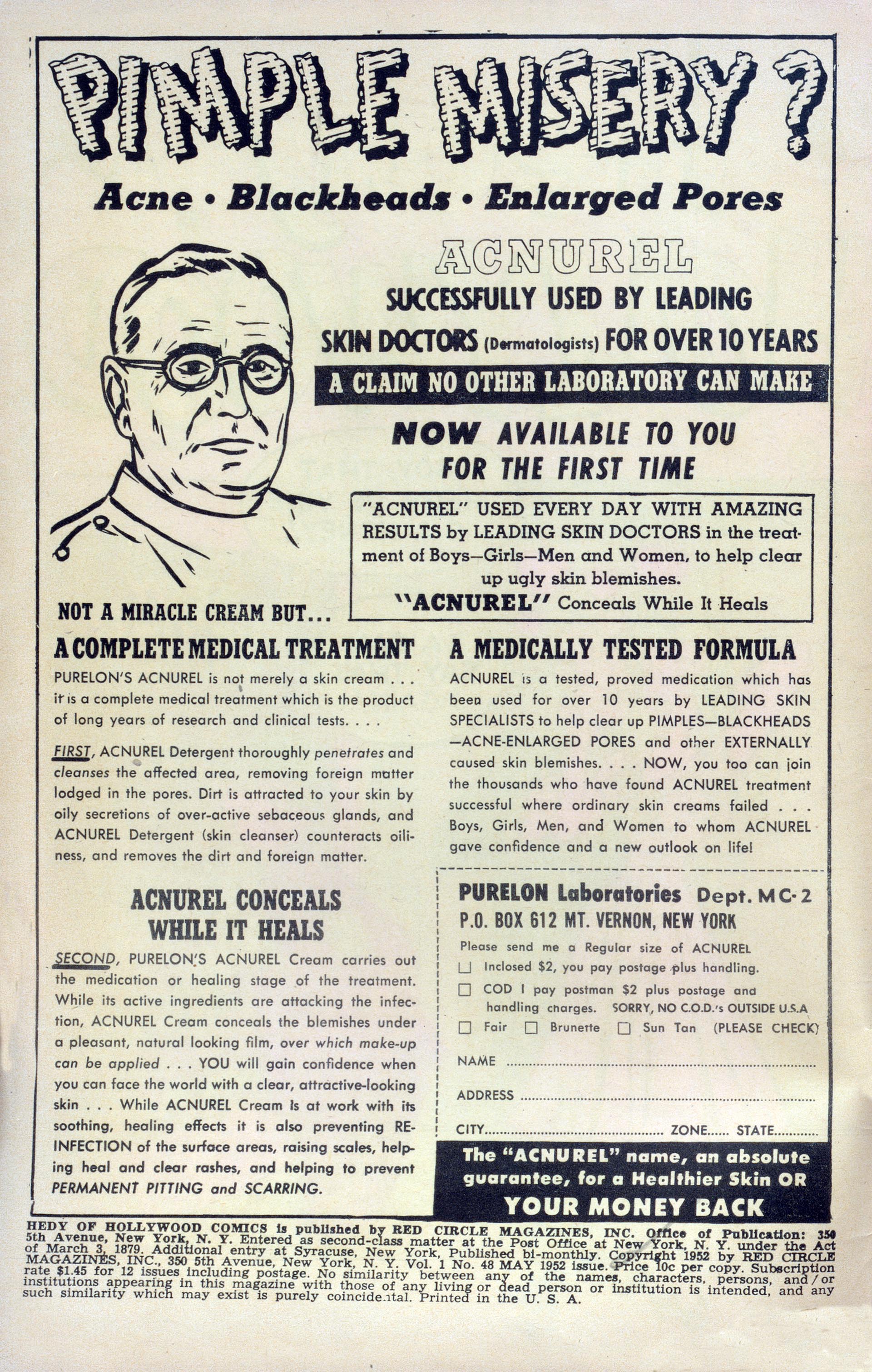 Read online Hedy Of Hollywood Comics comic -  Issue #48 - 2