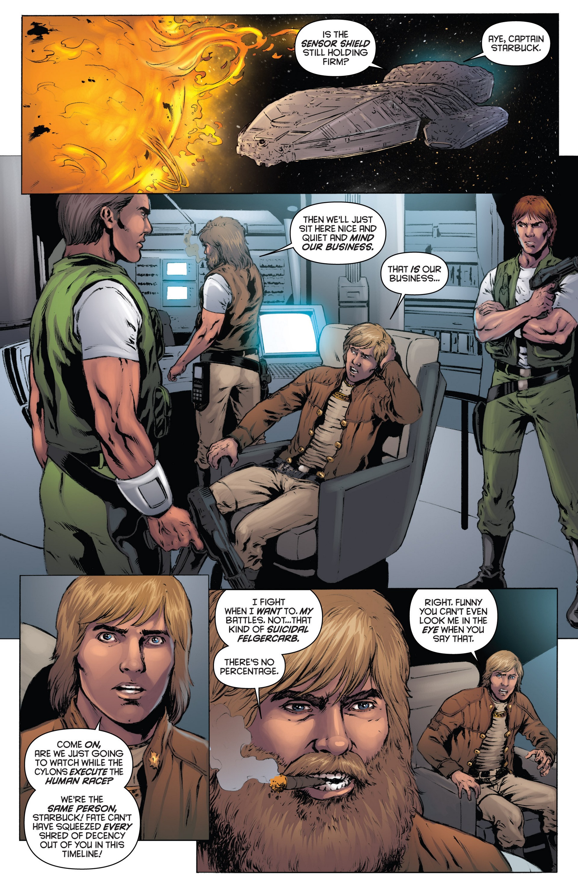 Read online Classic Battlestar Galactica (2013) comic -  Issue #5 - 5