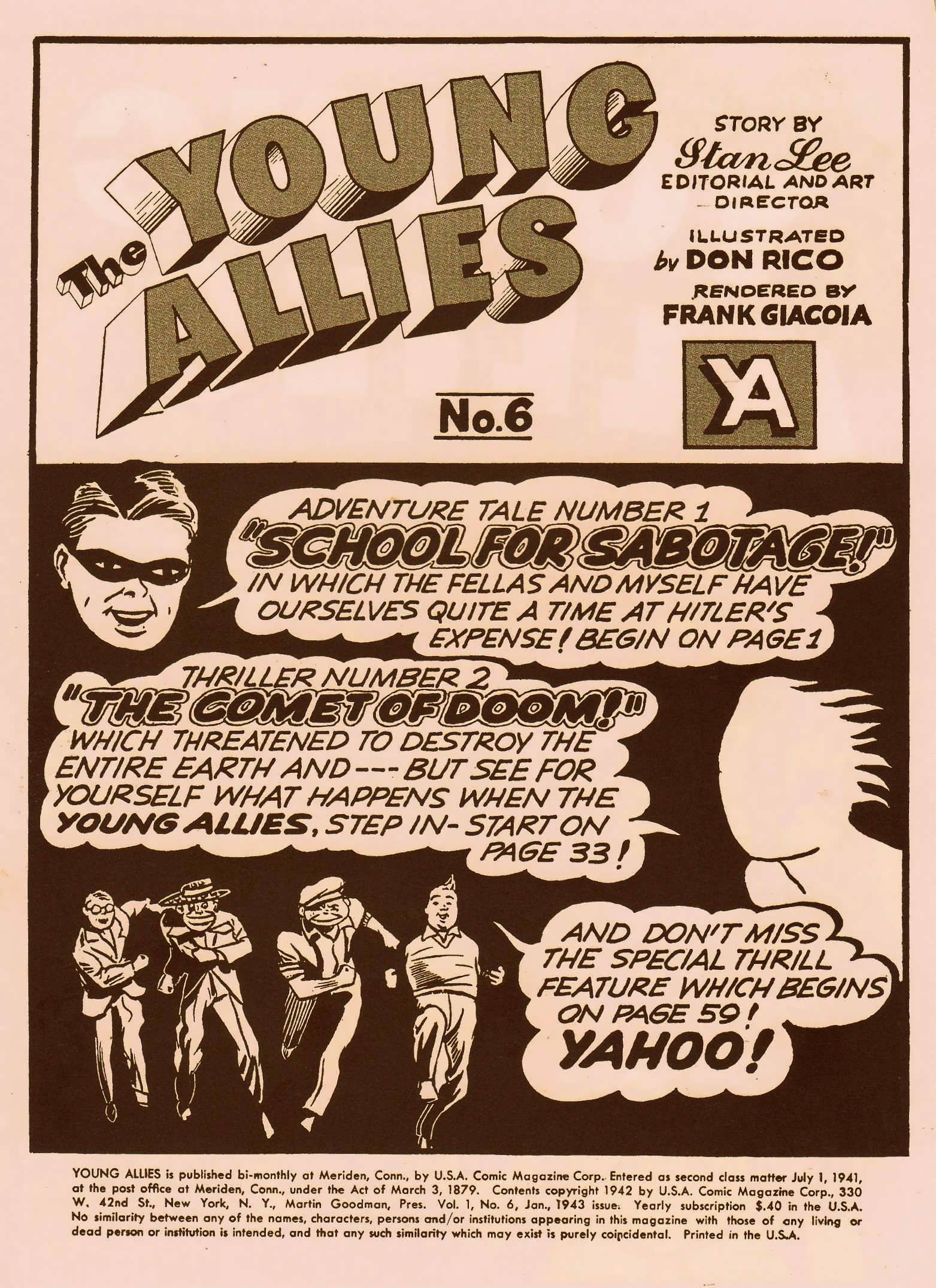 Read online Young Allies Comics comic -  Issue #6 - 2