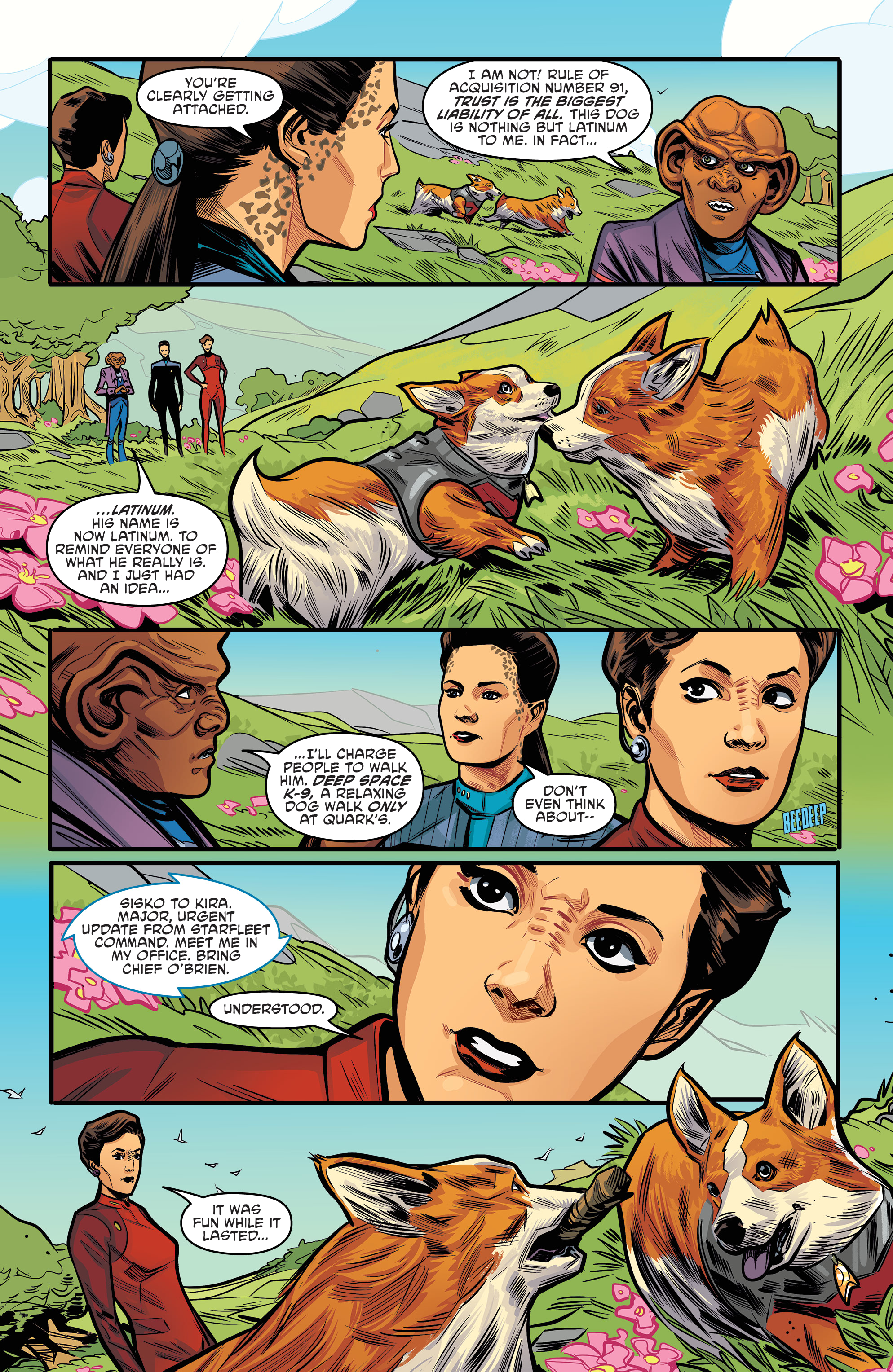 Read online Star Trek: Deep Space Nine - The Dog of War comic -  Issue #1 - 17