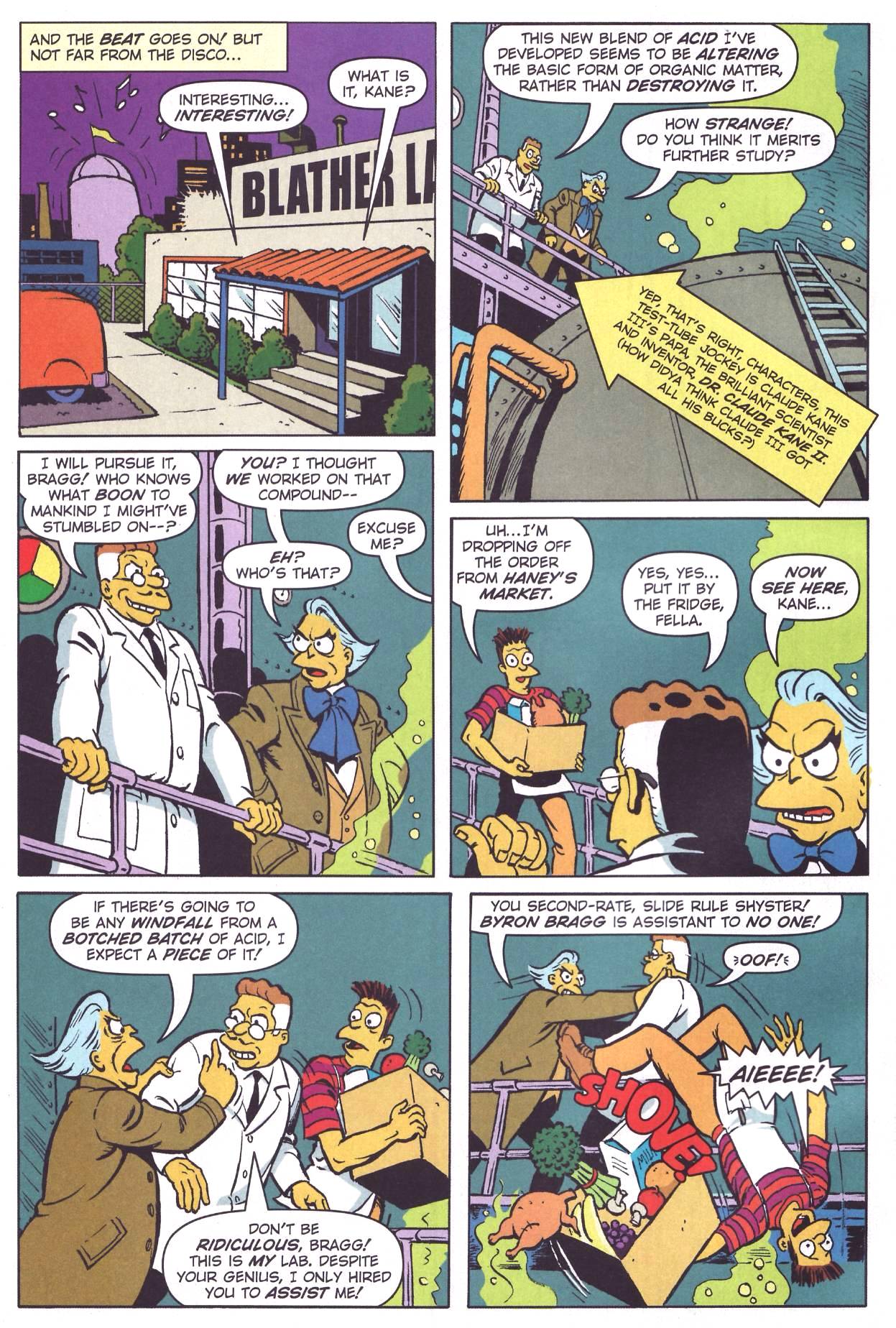 Read online Bongo Comics Presents Simpsons Super Spectacular comic -  Issue #5 - 22