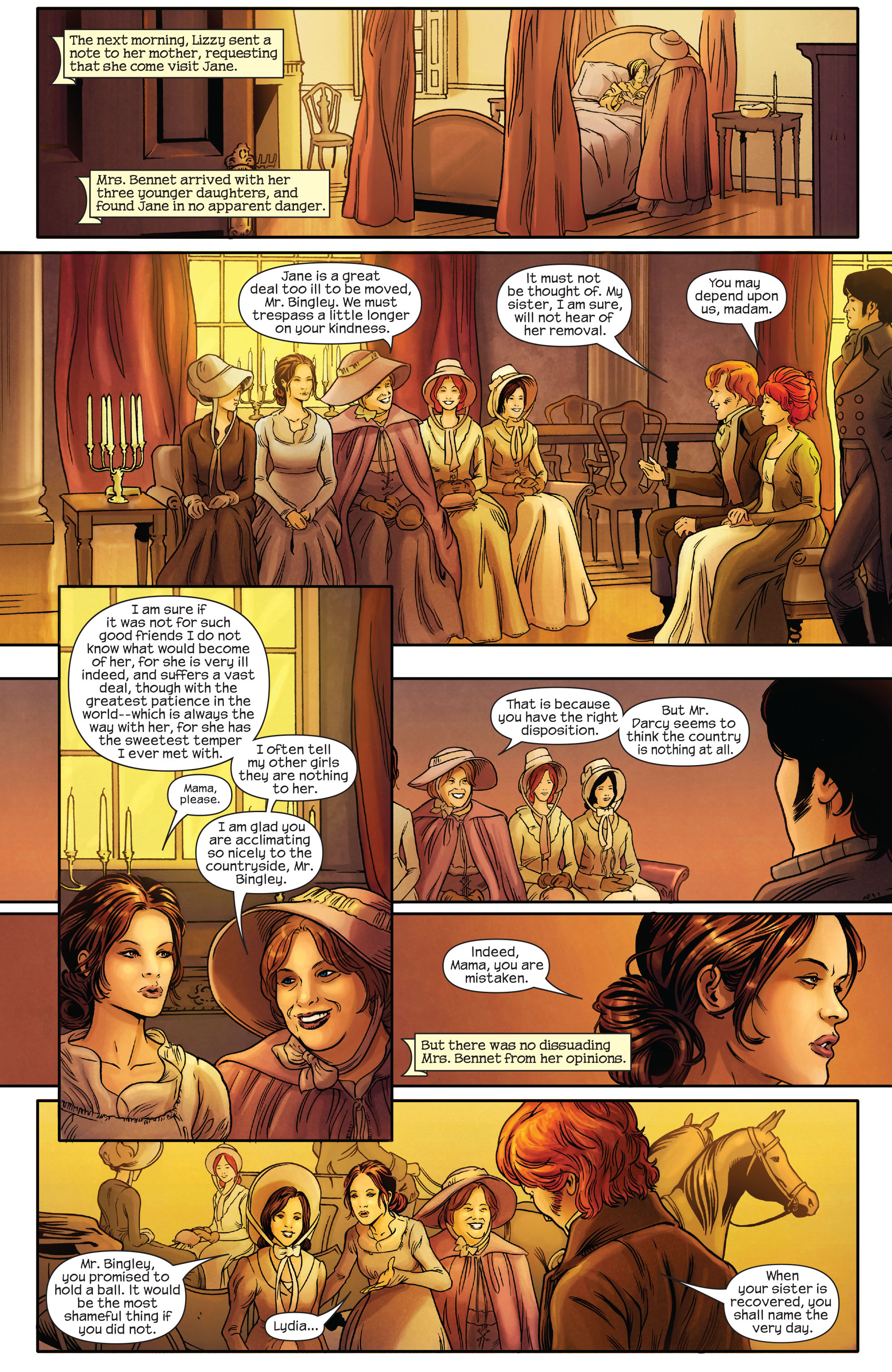 Read online Pride & Prejudice (2009) comic -  Issue #1 - 19