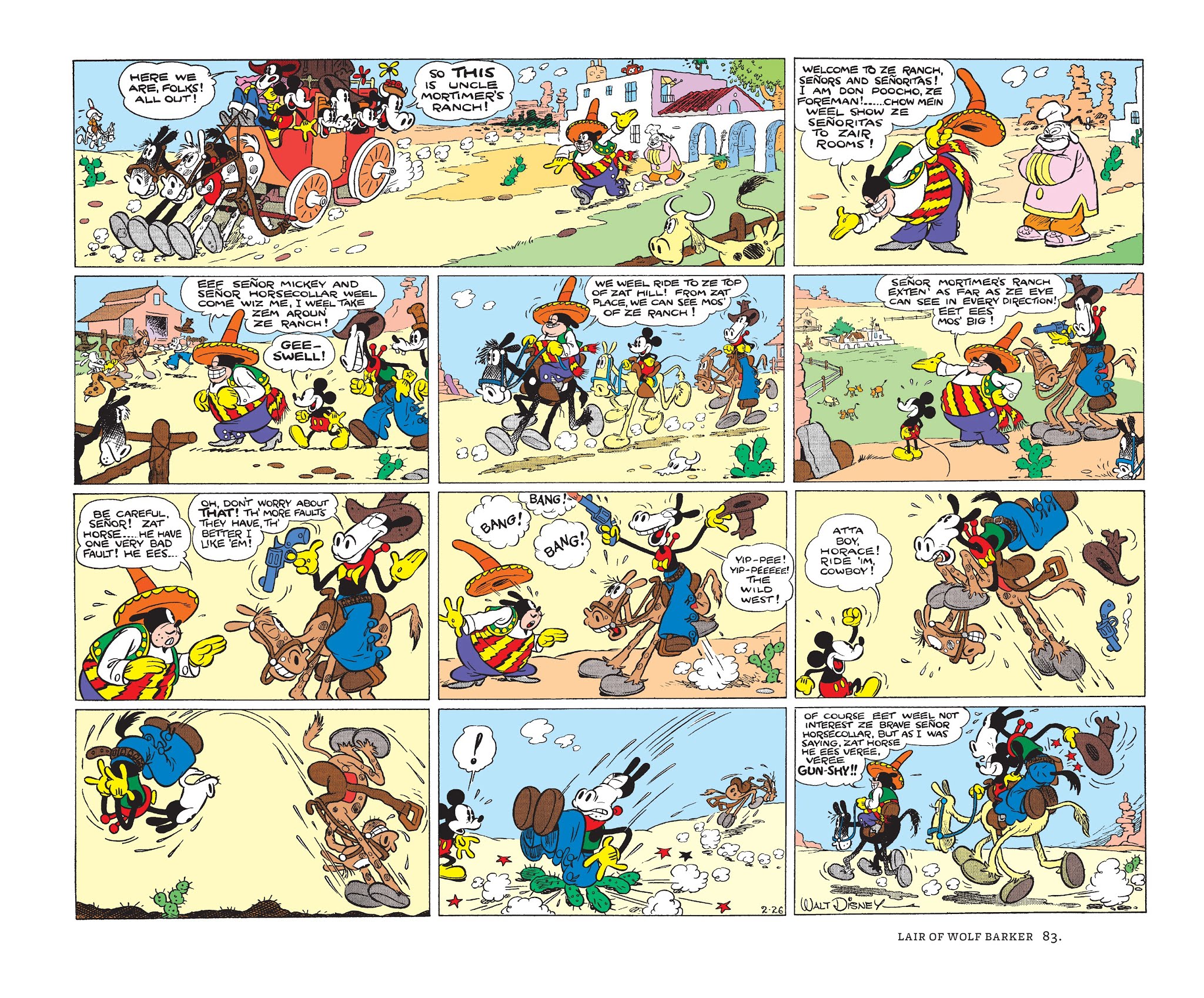 Read online Walt Disney's Mickey Mouse Color Sundays comic -  Issue # TPB 1 (Part 1) - 83