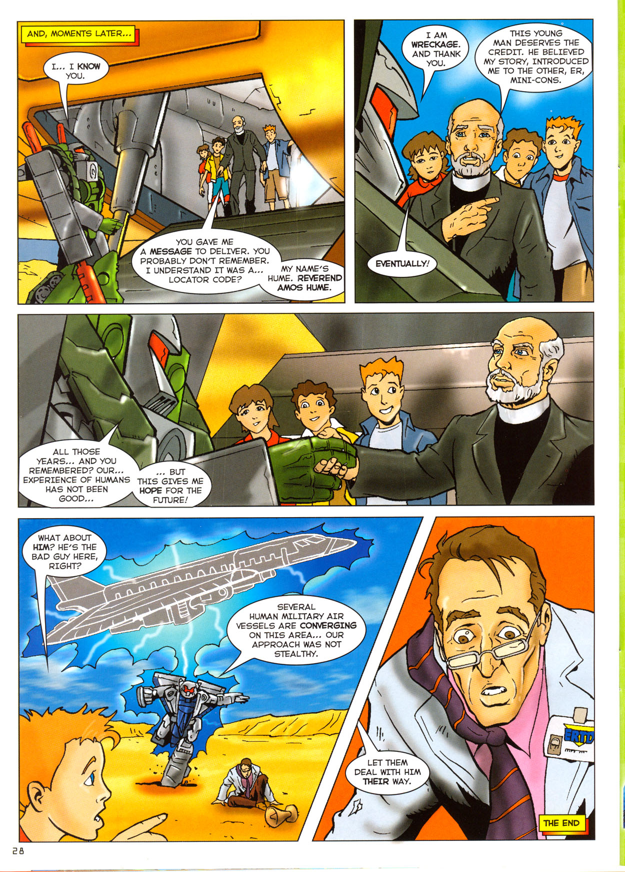Read online Transformers: Armada (2003) comic -  Issue #7 - 22