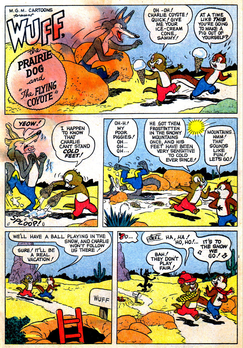 Read online M.G.M.'s Tom and Jerry's Winter Fun comic -  Issue #6 - 92