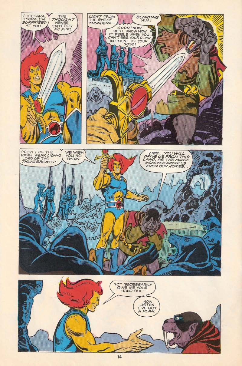 Read online ThunderCats (1987) comic -  Issue #20 - 14