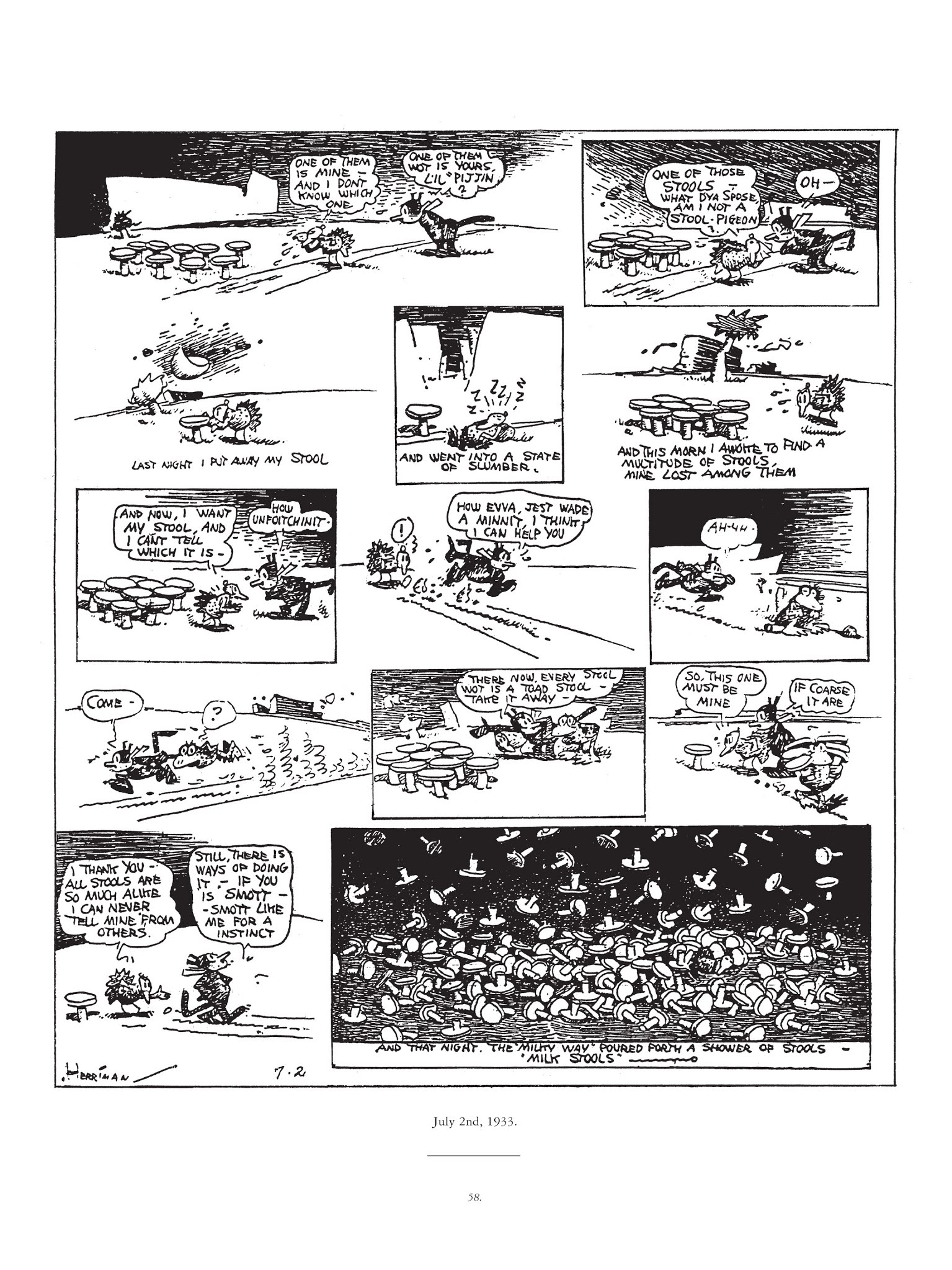 Read online Krazy & Ignatz comic -  Issue # TPB 8 - 57