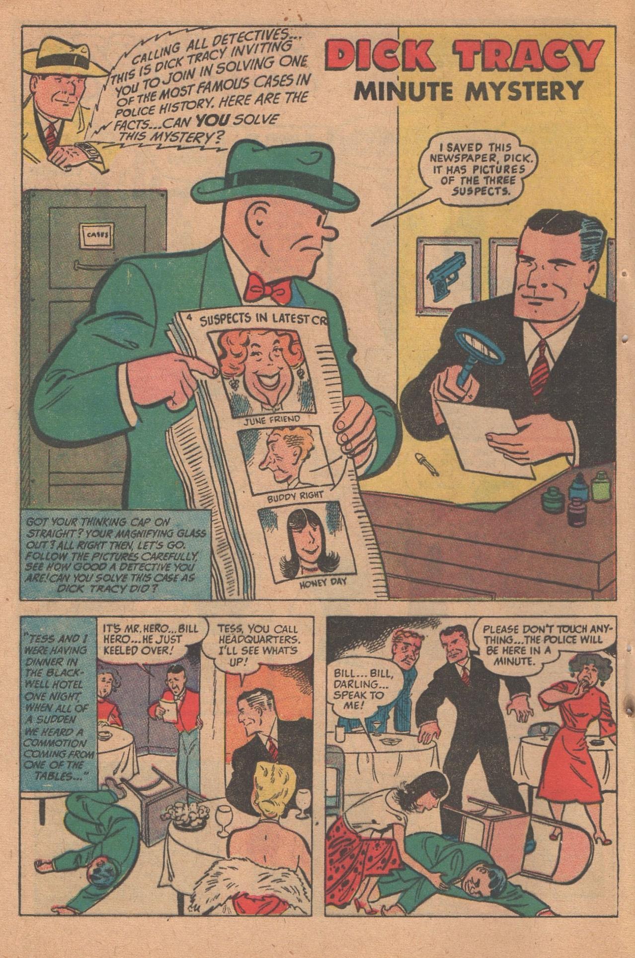 Read online Dick Tracy comic -  Issue #143 - 70