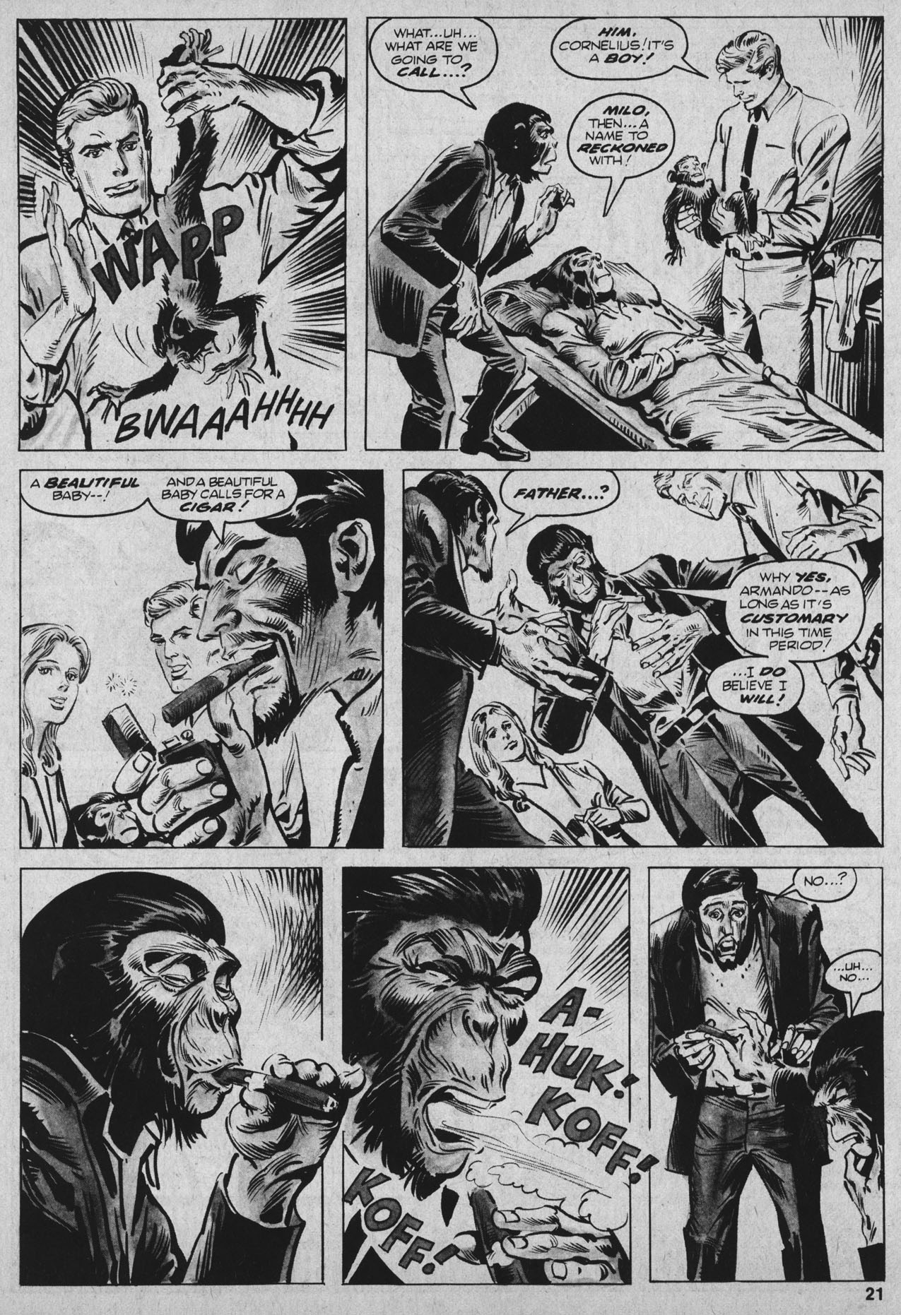 Read online Planet of the Apes comic -  Issue #16 - 21