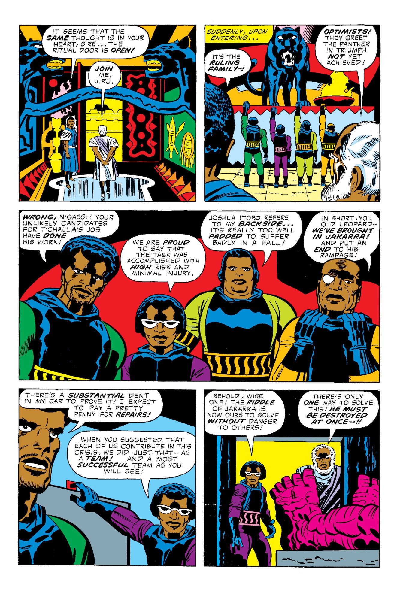 Read online Marvel Masterworks: The Black Panther comic -  Issue # TPB 2 - 157