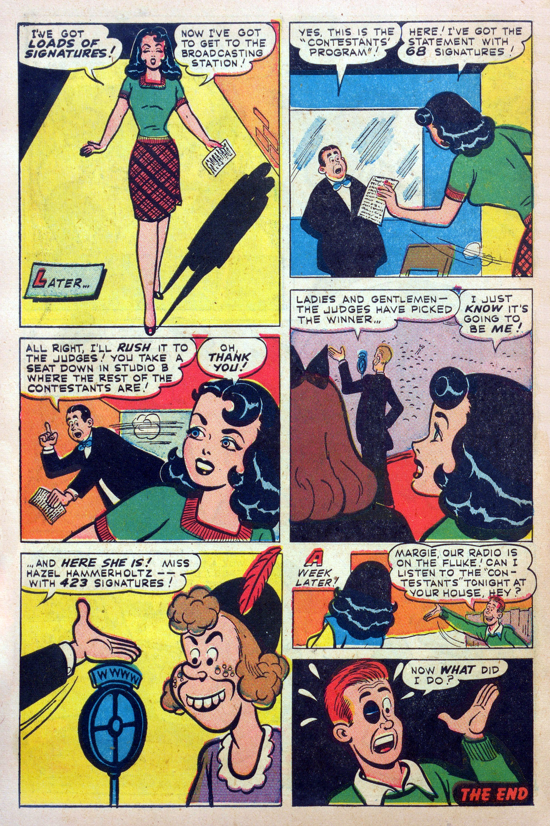 Read online Margie Comics comic -  Issue #39 - 48
