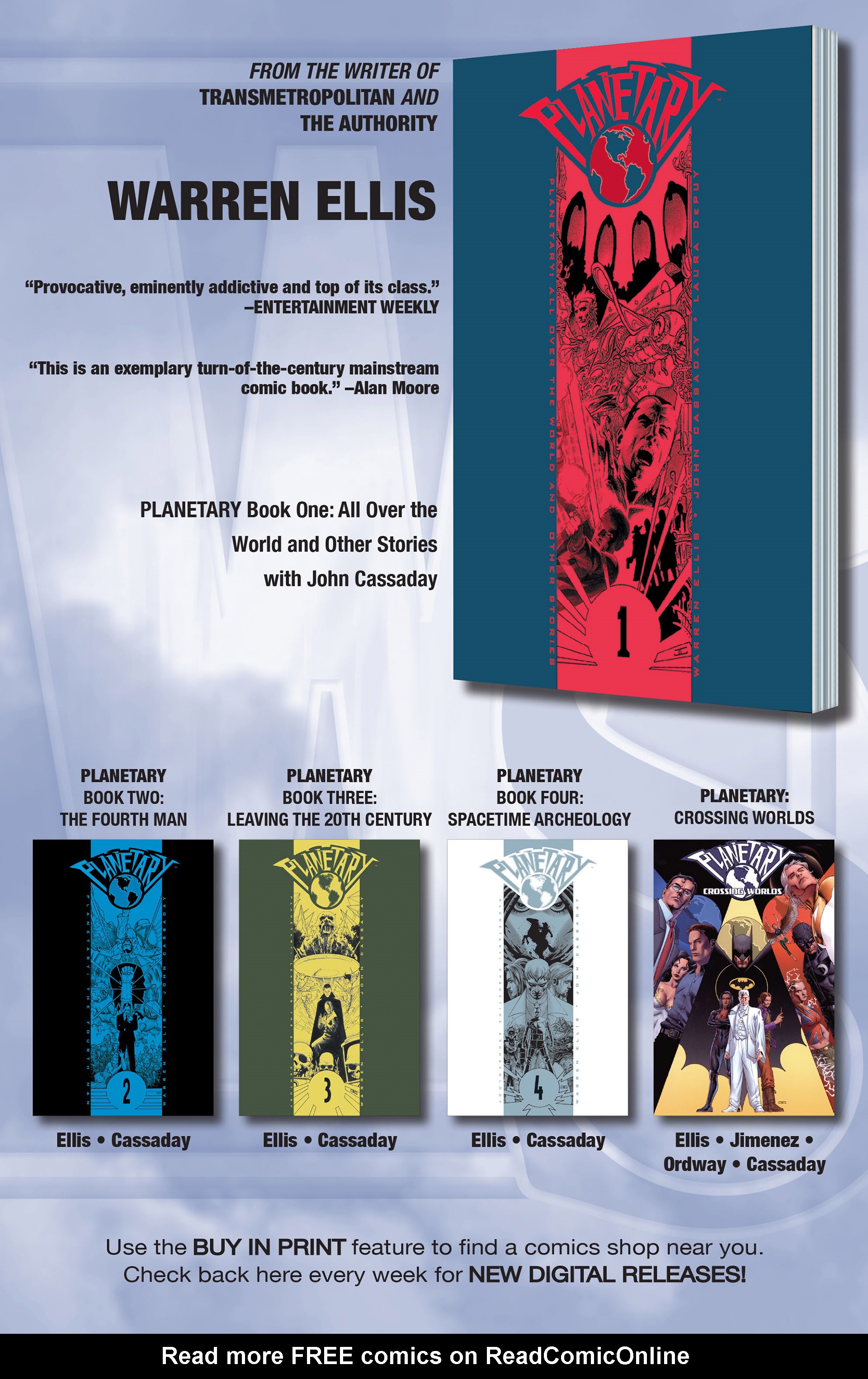Read online Planetary comic -  Issue #19 - 23
