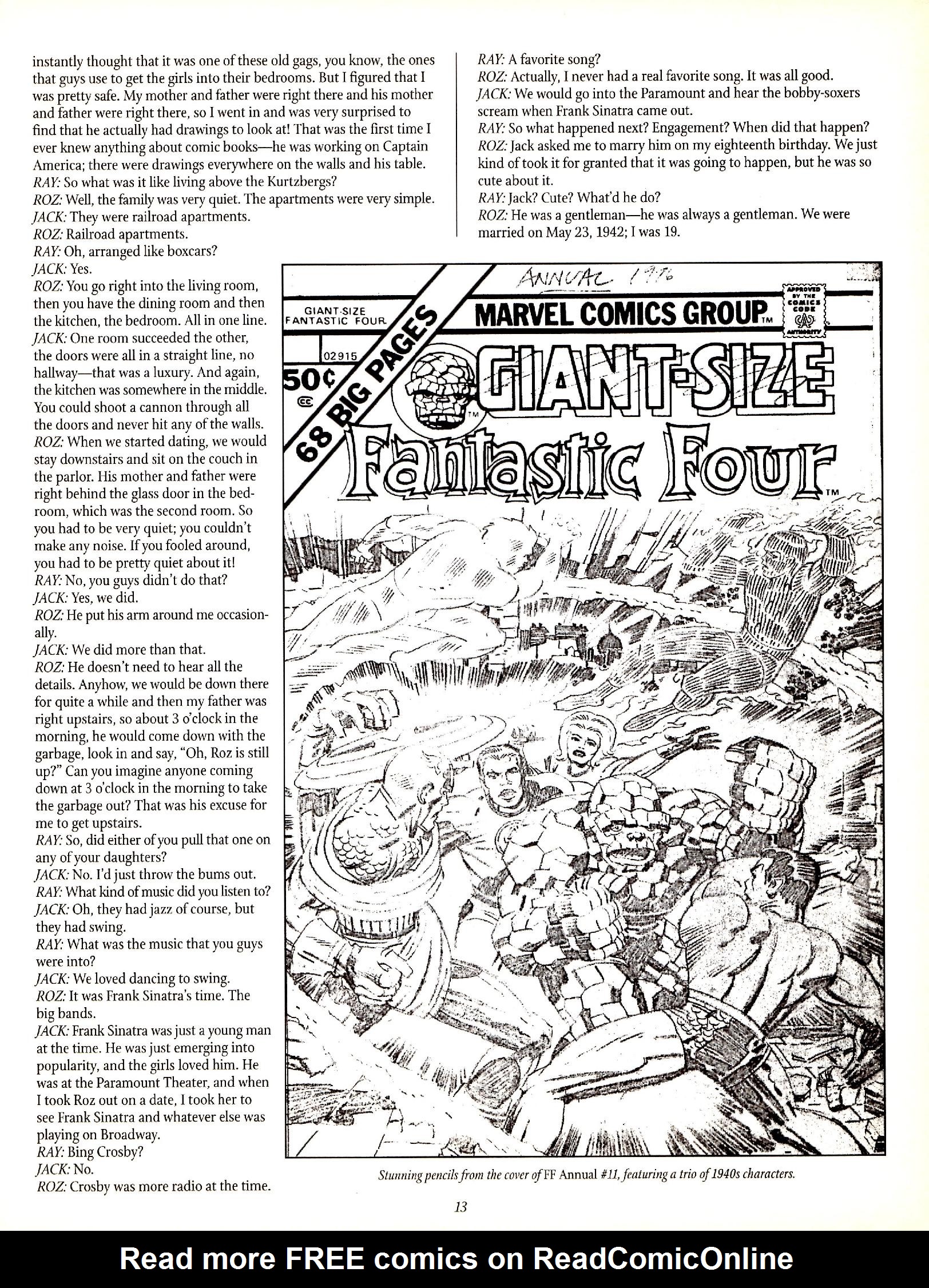 Read online The Jack Kirby Collector comic -  Issue #29 - 13
