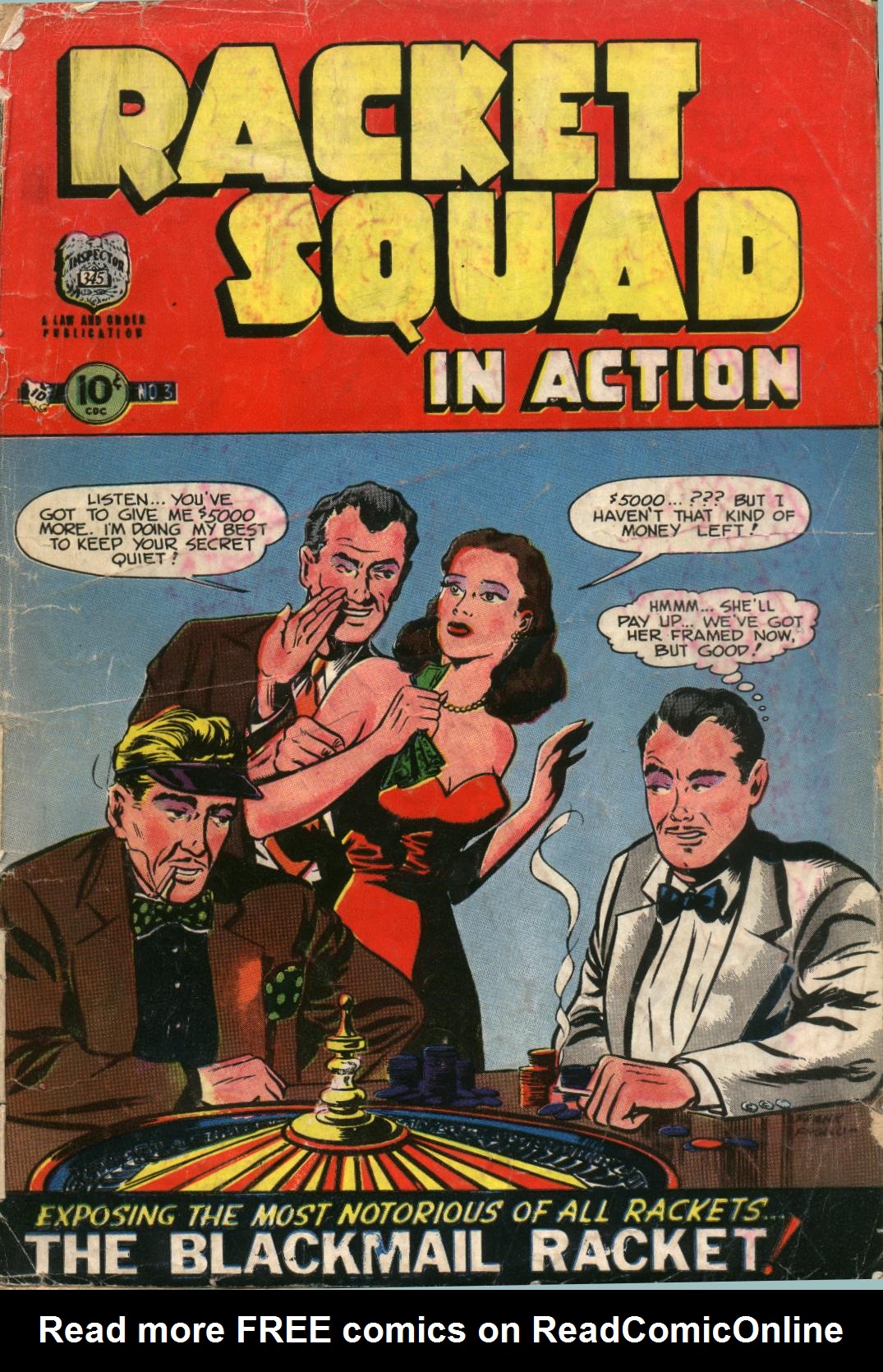 Read online Racket Squad in Action comic -  Issue #3 - 1