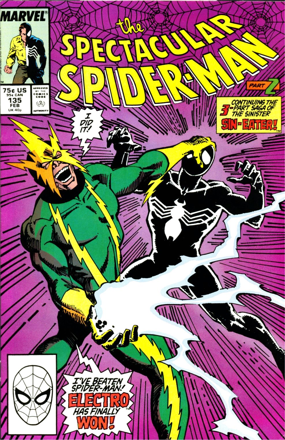 Read online The Spectacular Spider-Man (1976) comic -  Issue #135 - 1