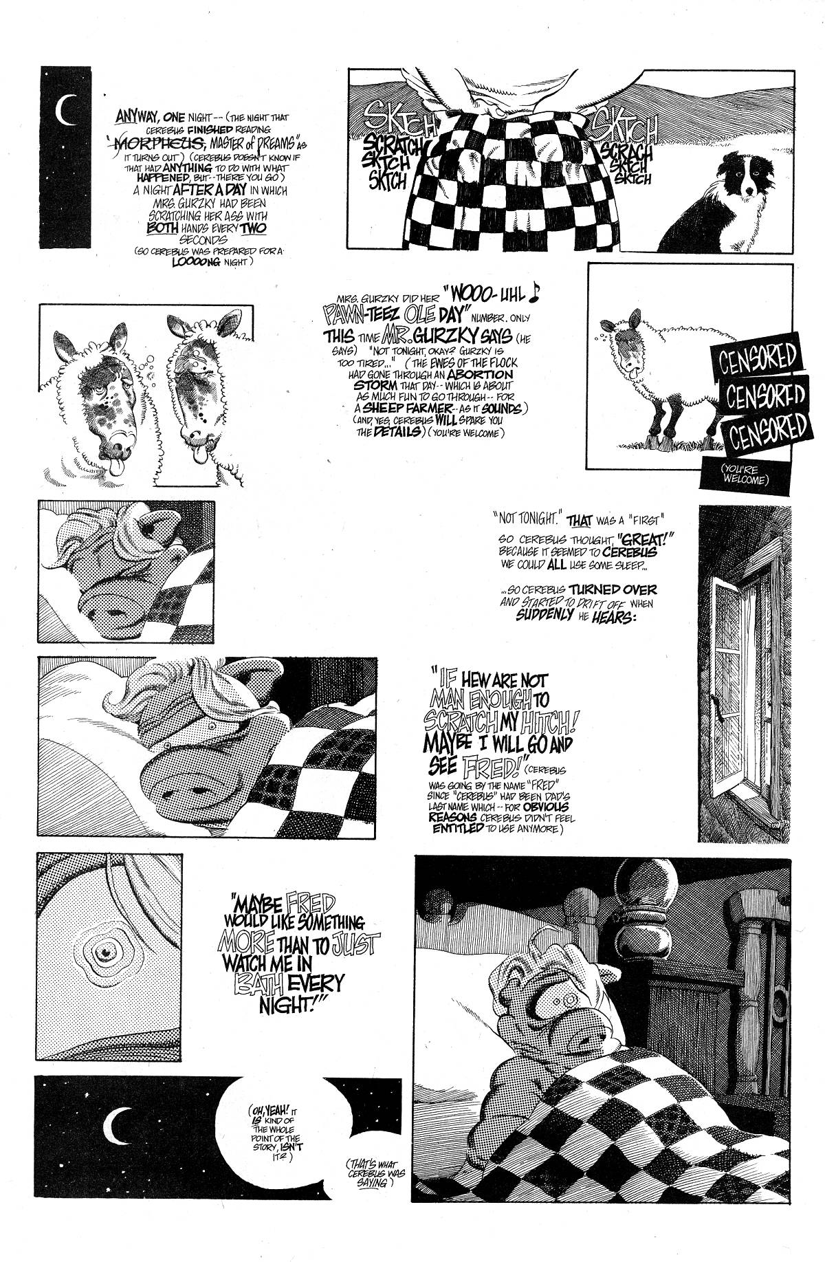 Read online Cerebus comic -  Issue #266 - 17