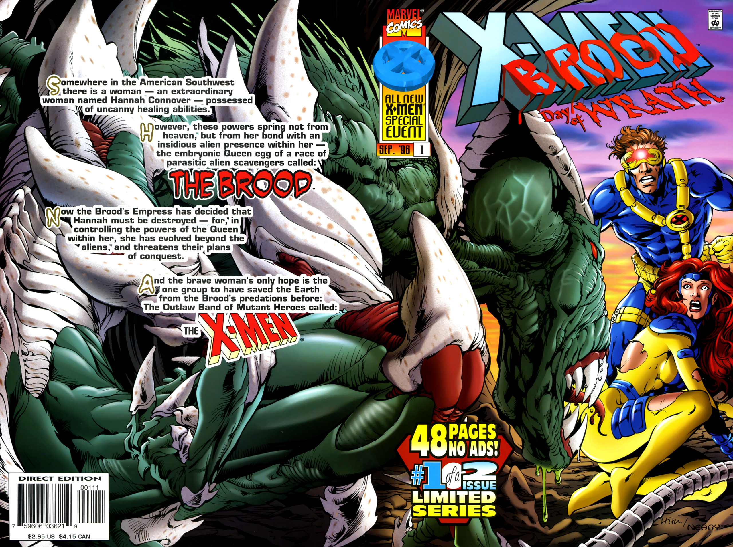 Read online X-Men vs. The Brood comic -  Issue #1 - 1