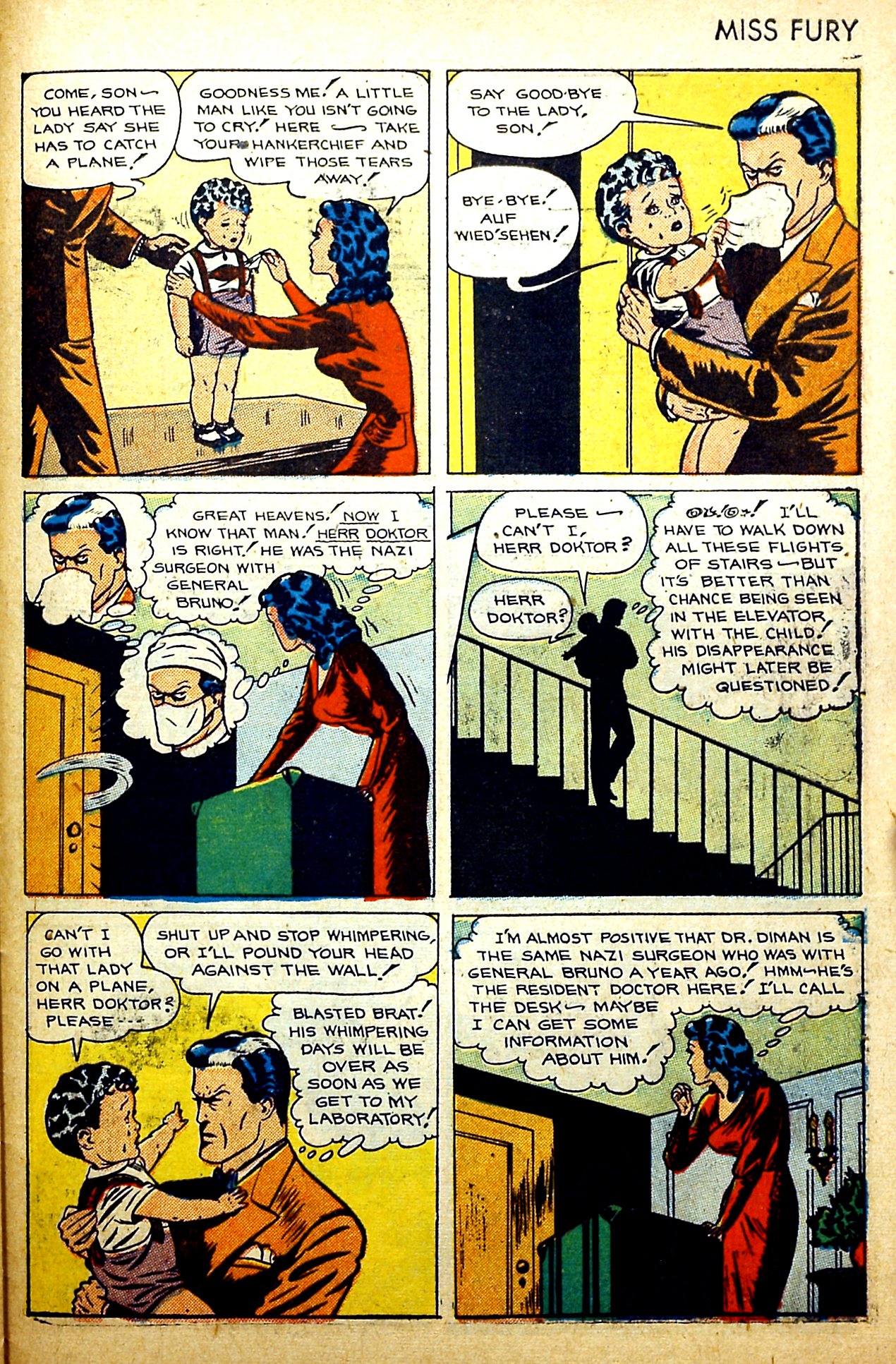Read online Miss Fury (1942) comic -  Issue #8 - 32