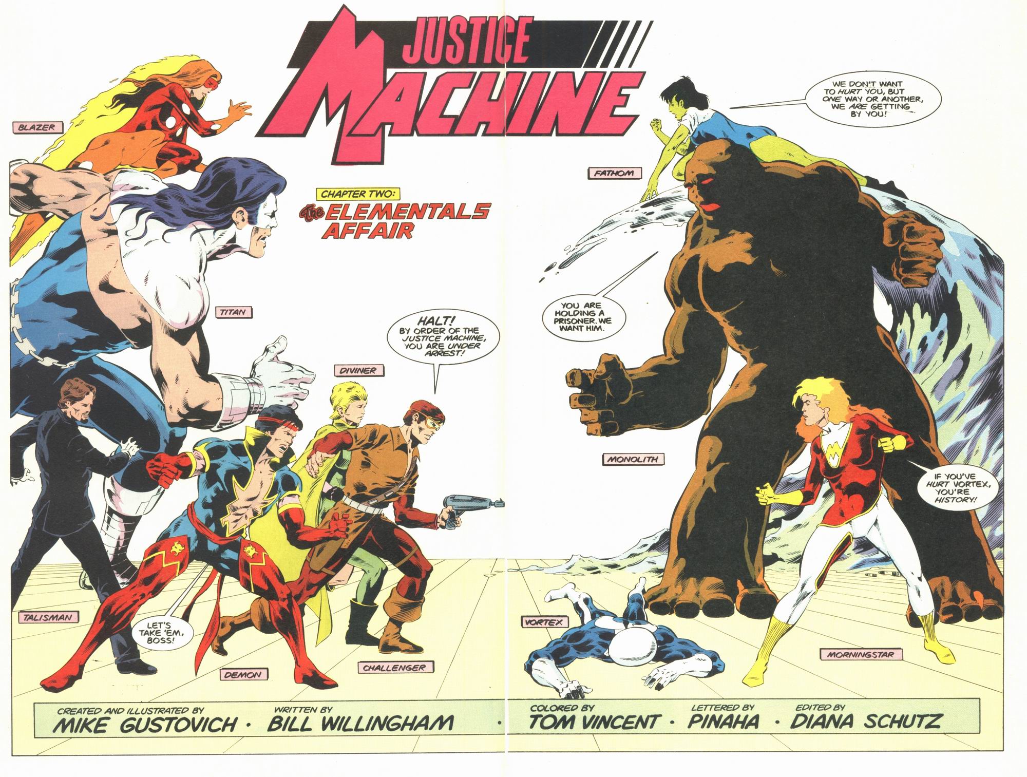 Read online Justice Machine featuring The Elementals comic -  Issue #2 - 4