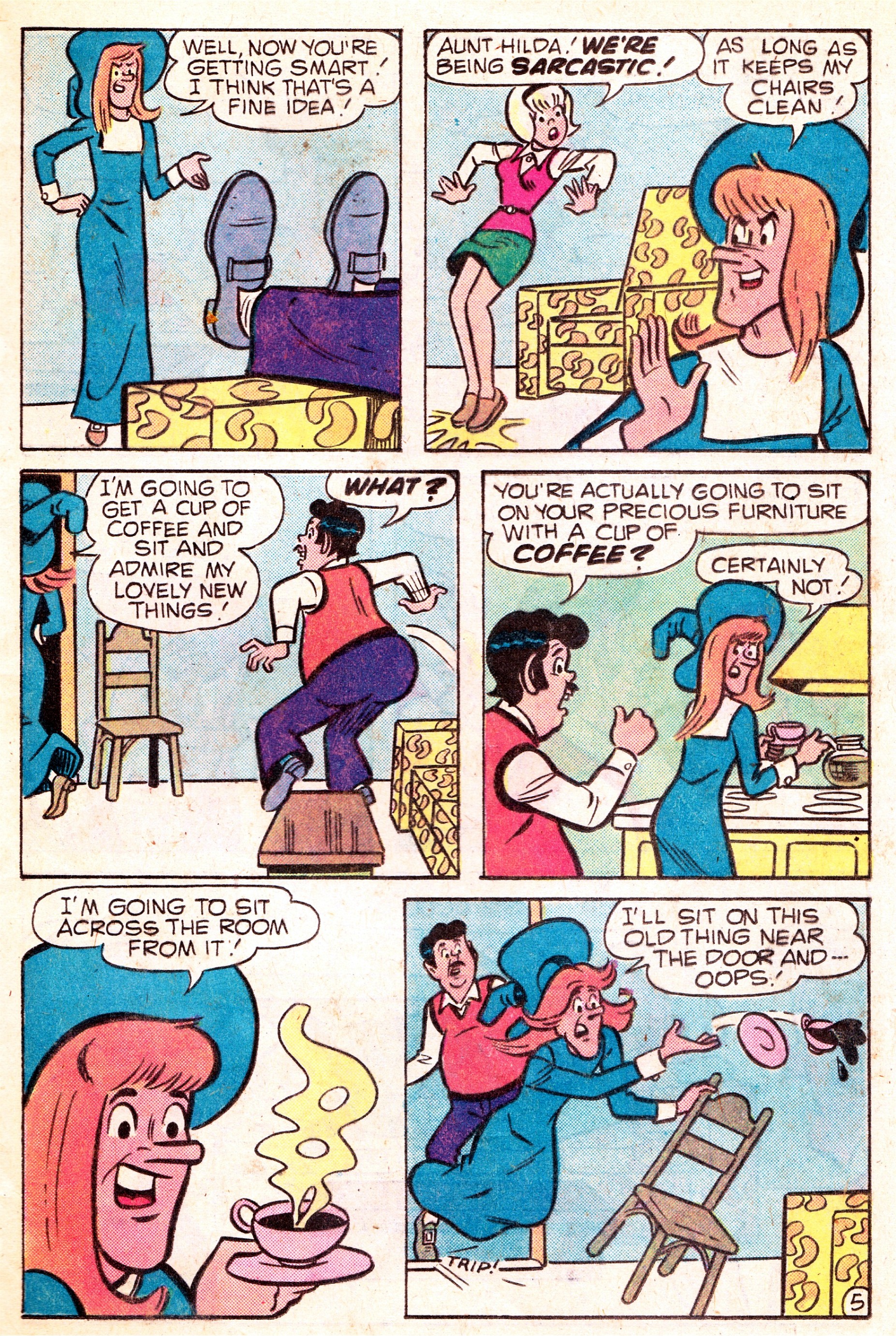 Read online Archie's TV Laugh-Out comic -  Issue #80 - 17