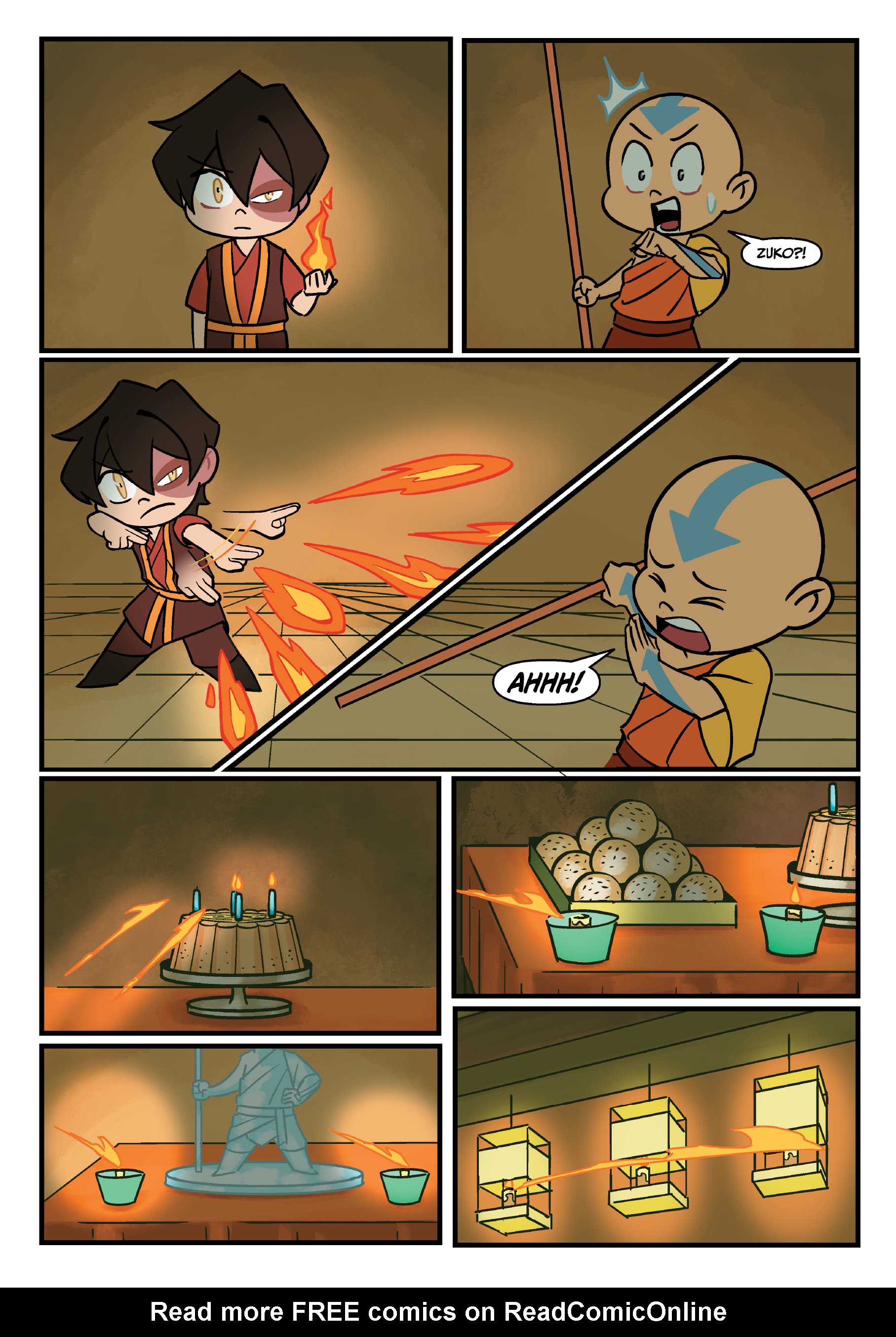 Read online Avatar: The Last Airbender Chibis - Aang's Unfreezing Day comic -  Issue # Full - 31