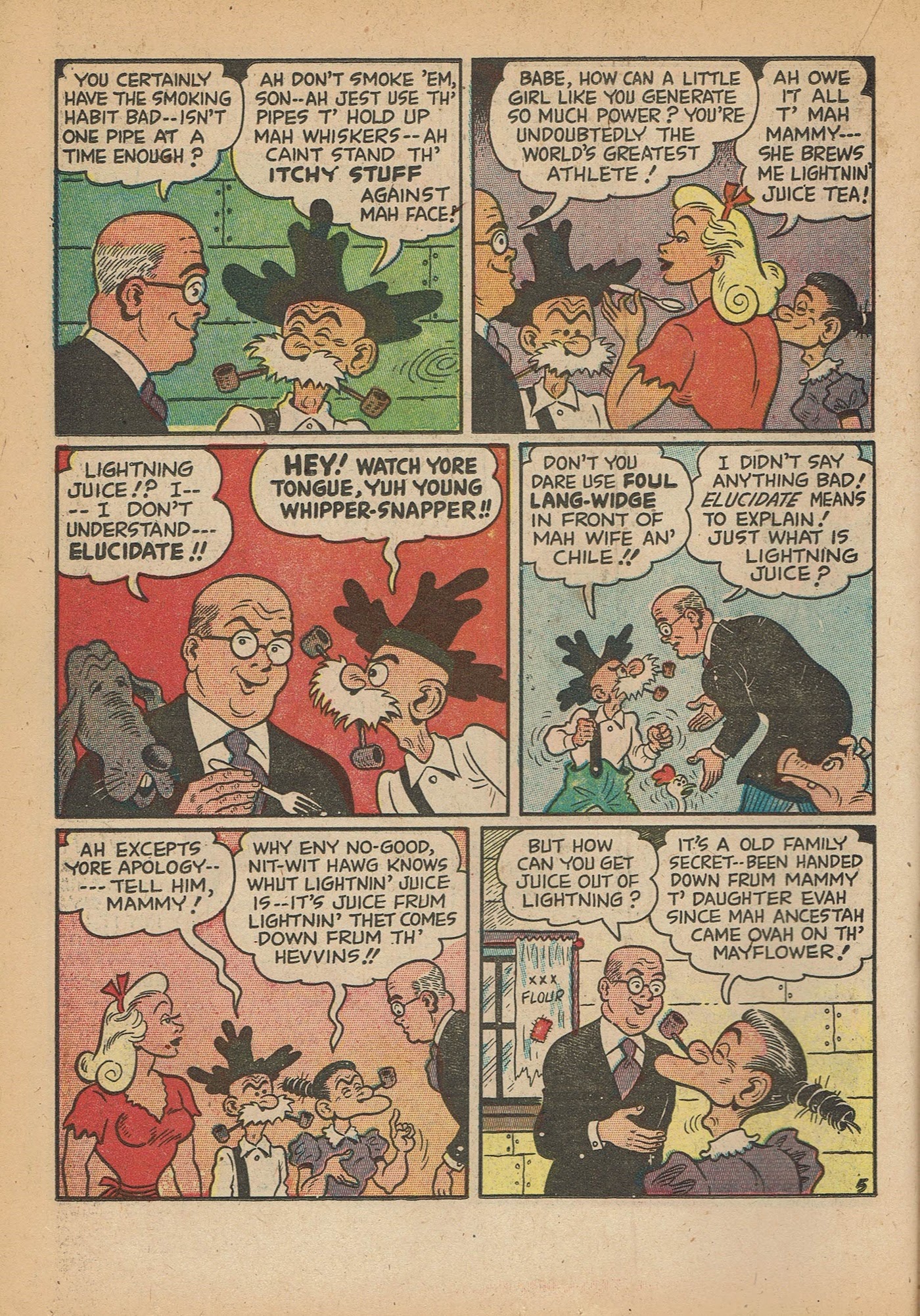 Read online Babe (1948) comic -  Issue #1 - 28