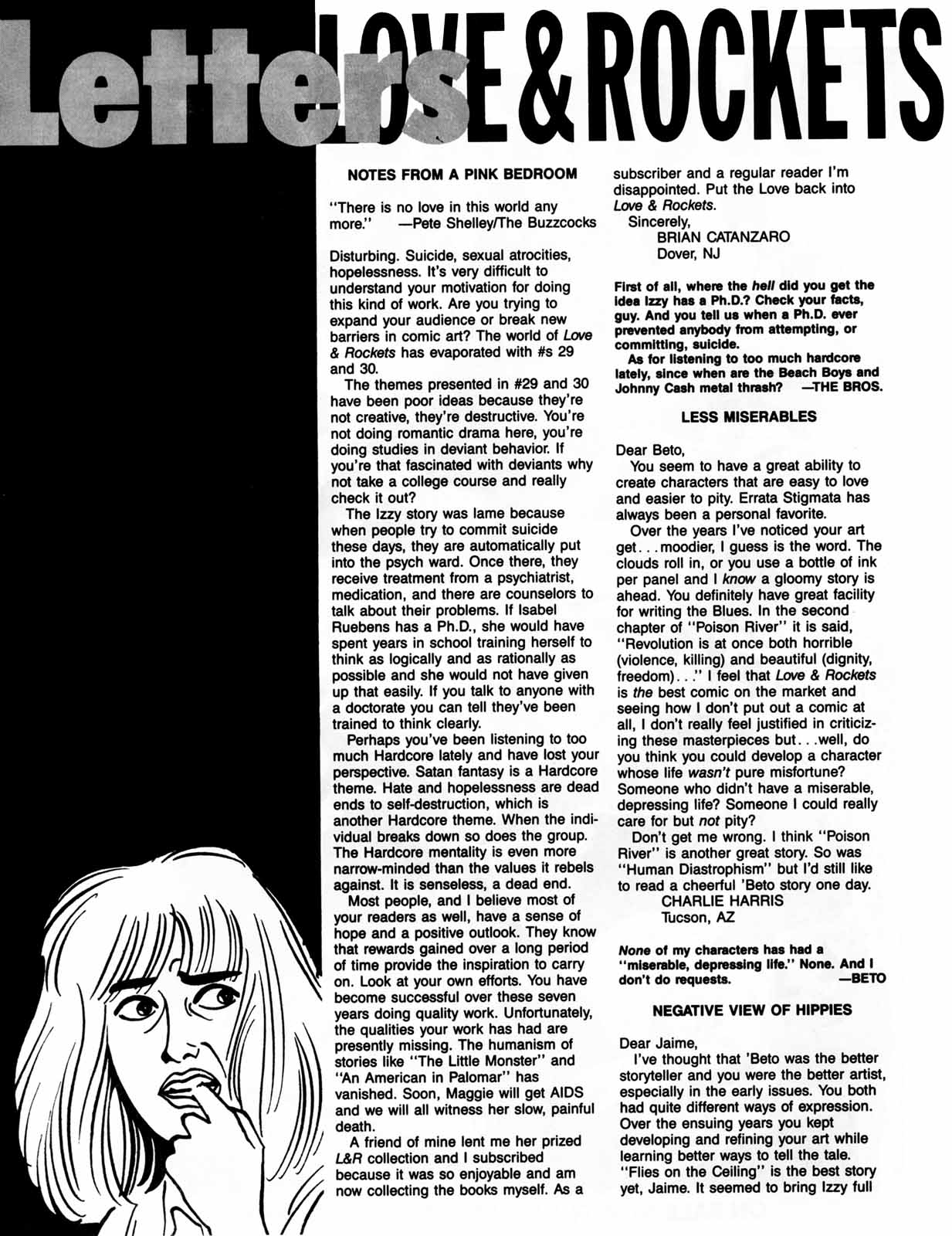 Read online Love and Rockets (1982) comic -  Issue #31 - 34
