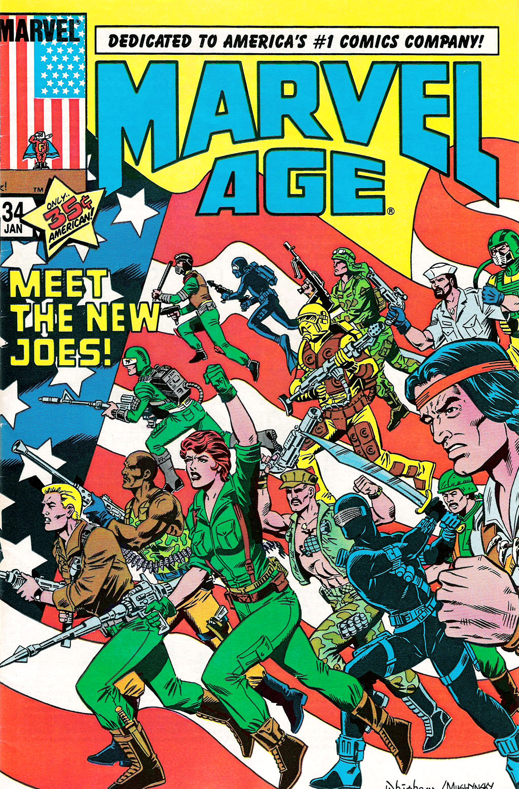 Read online Marvel Age comic -  Issue #34 - 1