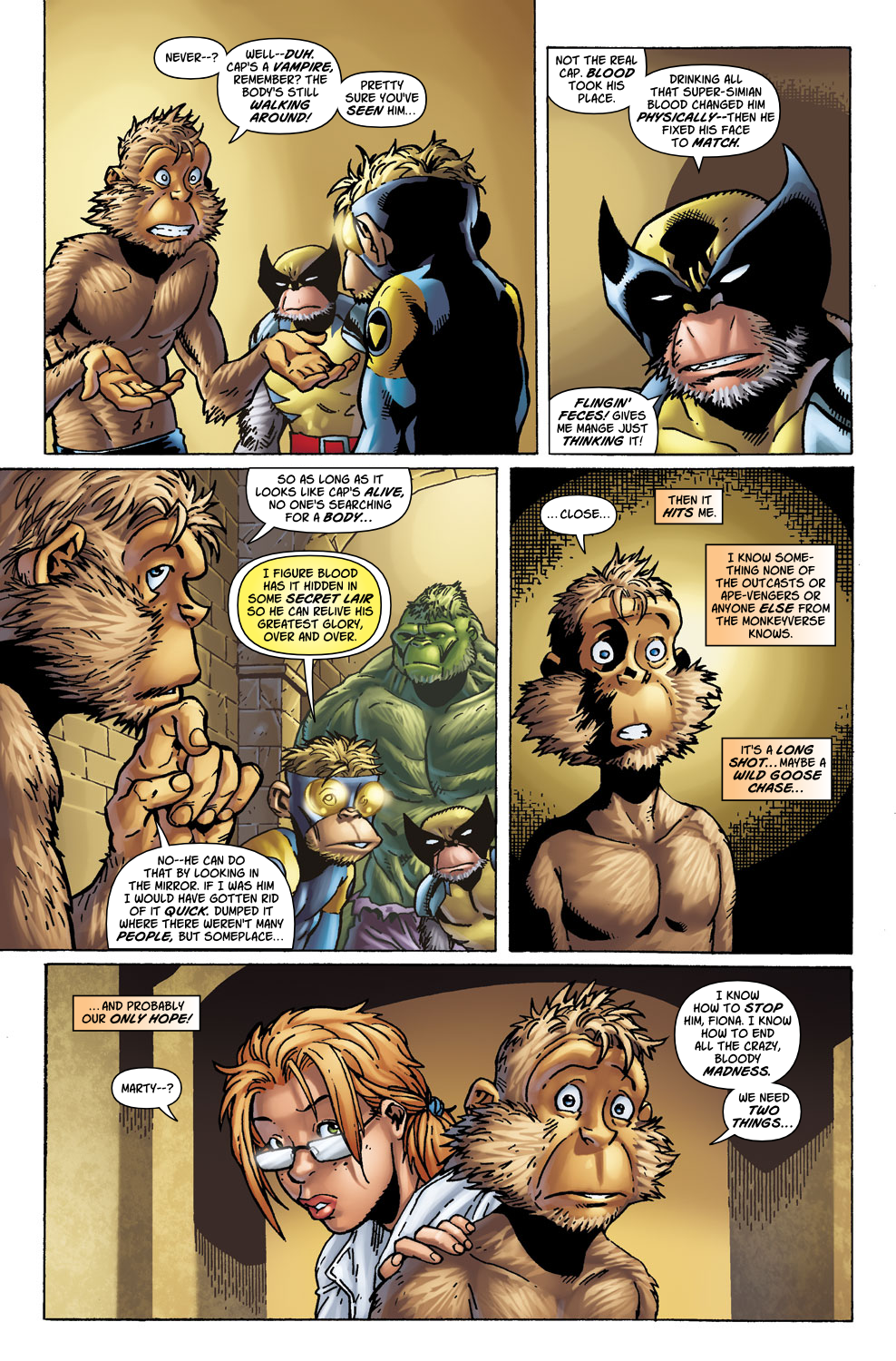 Read online Marvel Apes comic -  Issue #3 - 16