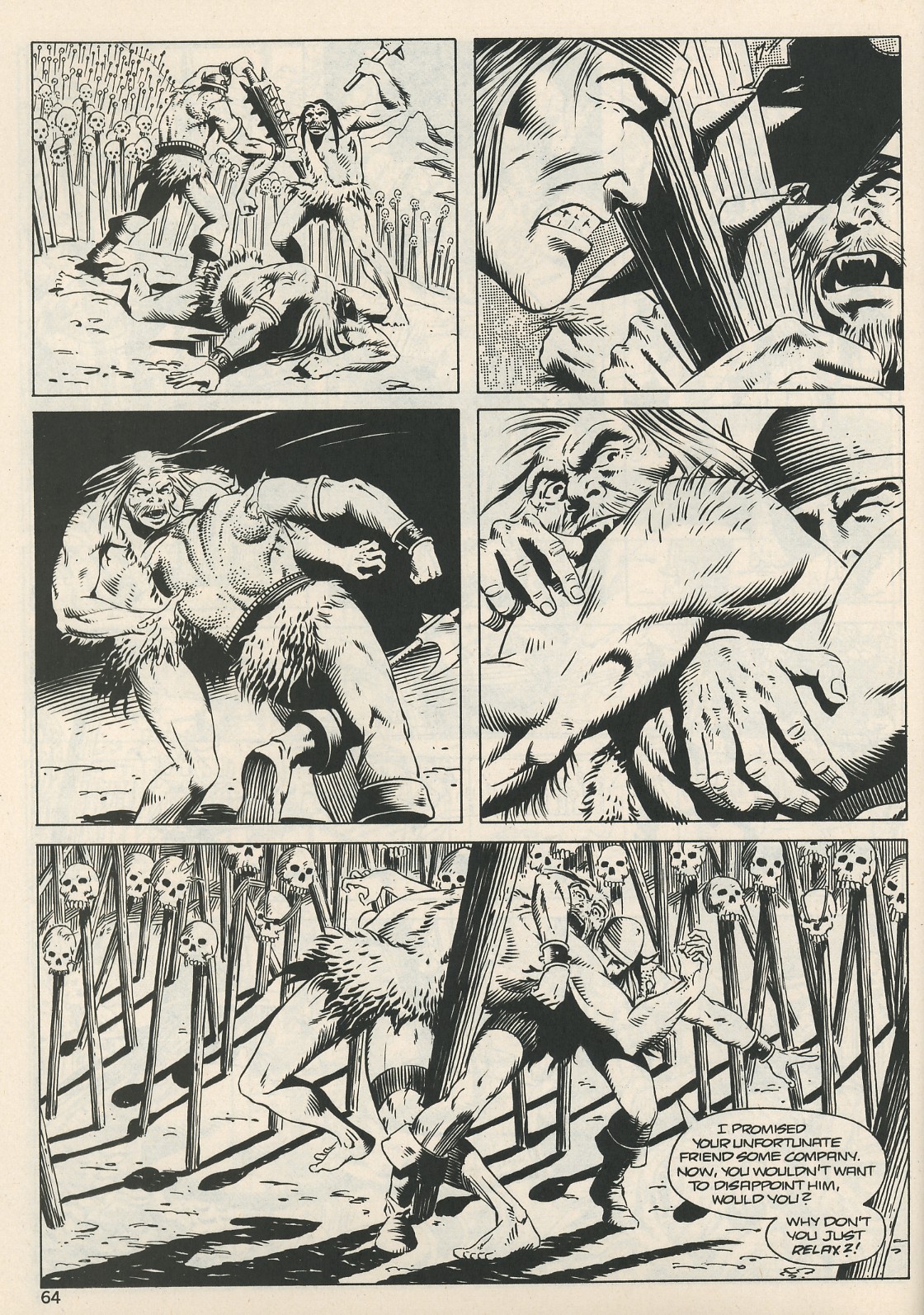 Read online The Savage Sword Of Conan comic -  Issue #114 - 64