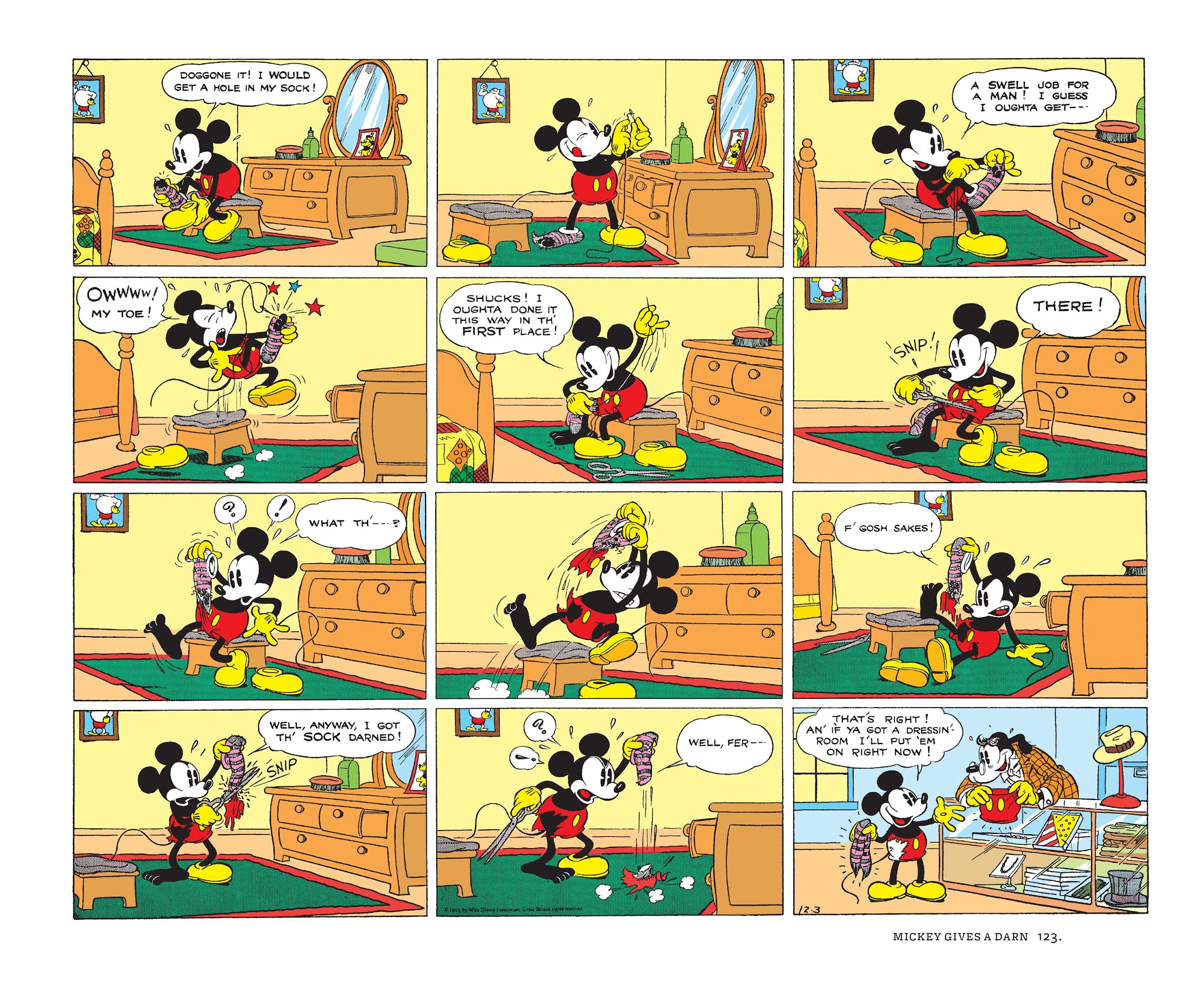 Read online Walt Disney's Mickey Mouse Color Sundays comic -  Issue # TPB 1 (Part 2) - 23