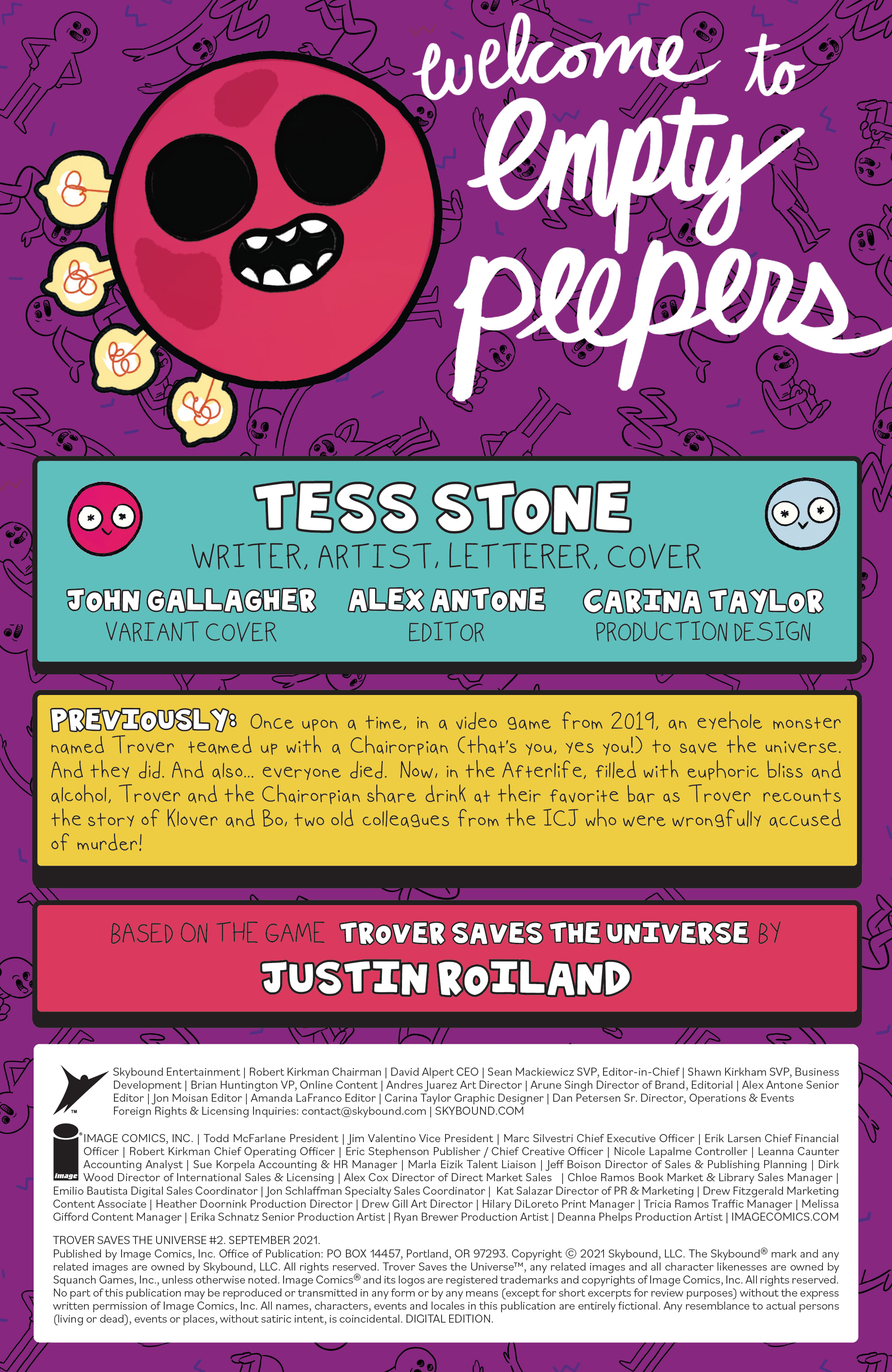 Read online Trover Saves The Universe comic -  Issue #2 - 2